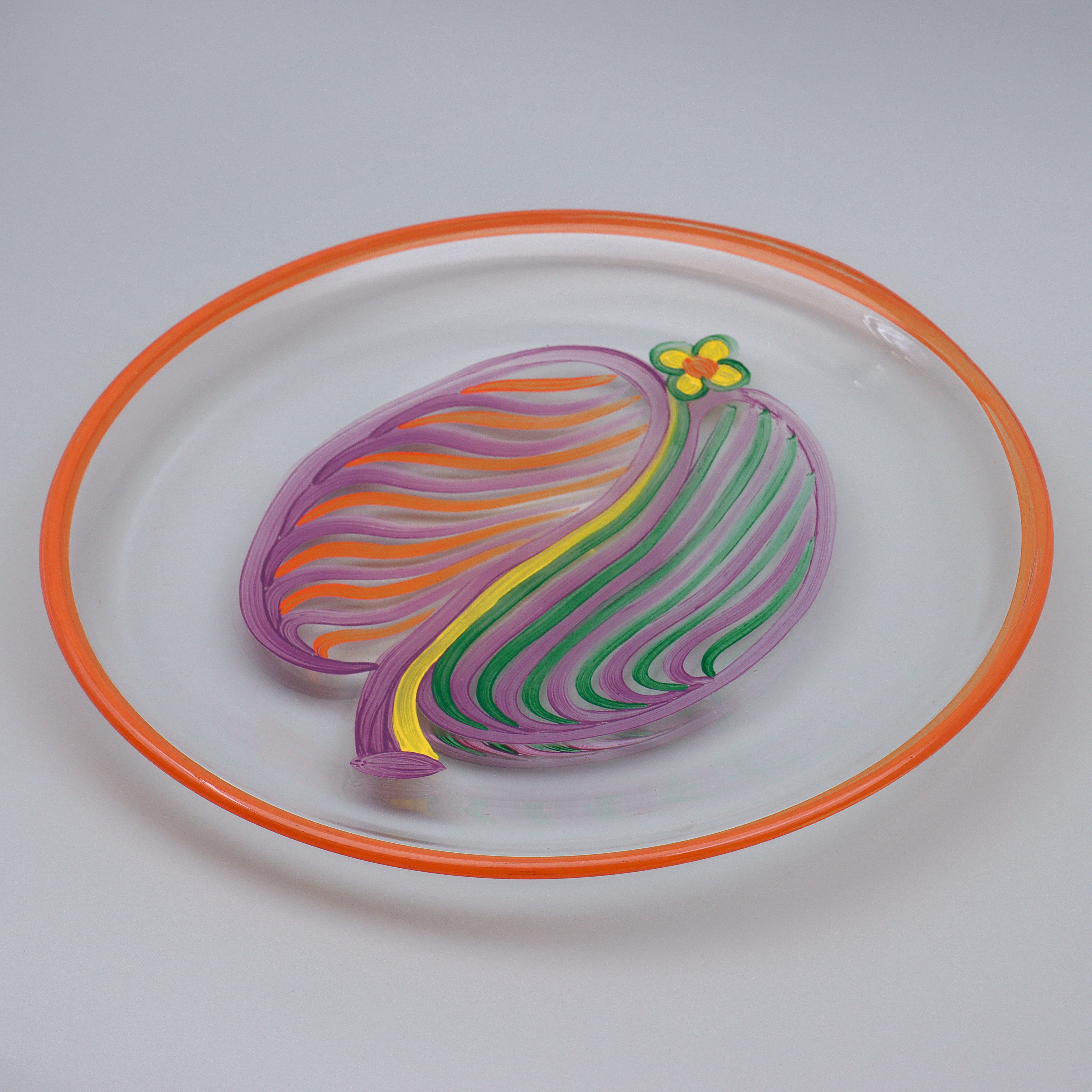 MONICA BACKSTRÖM. FAT (35cm) KOSTA BODA, OSIGNERAT.