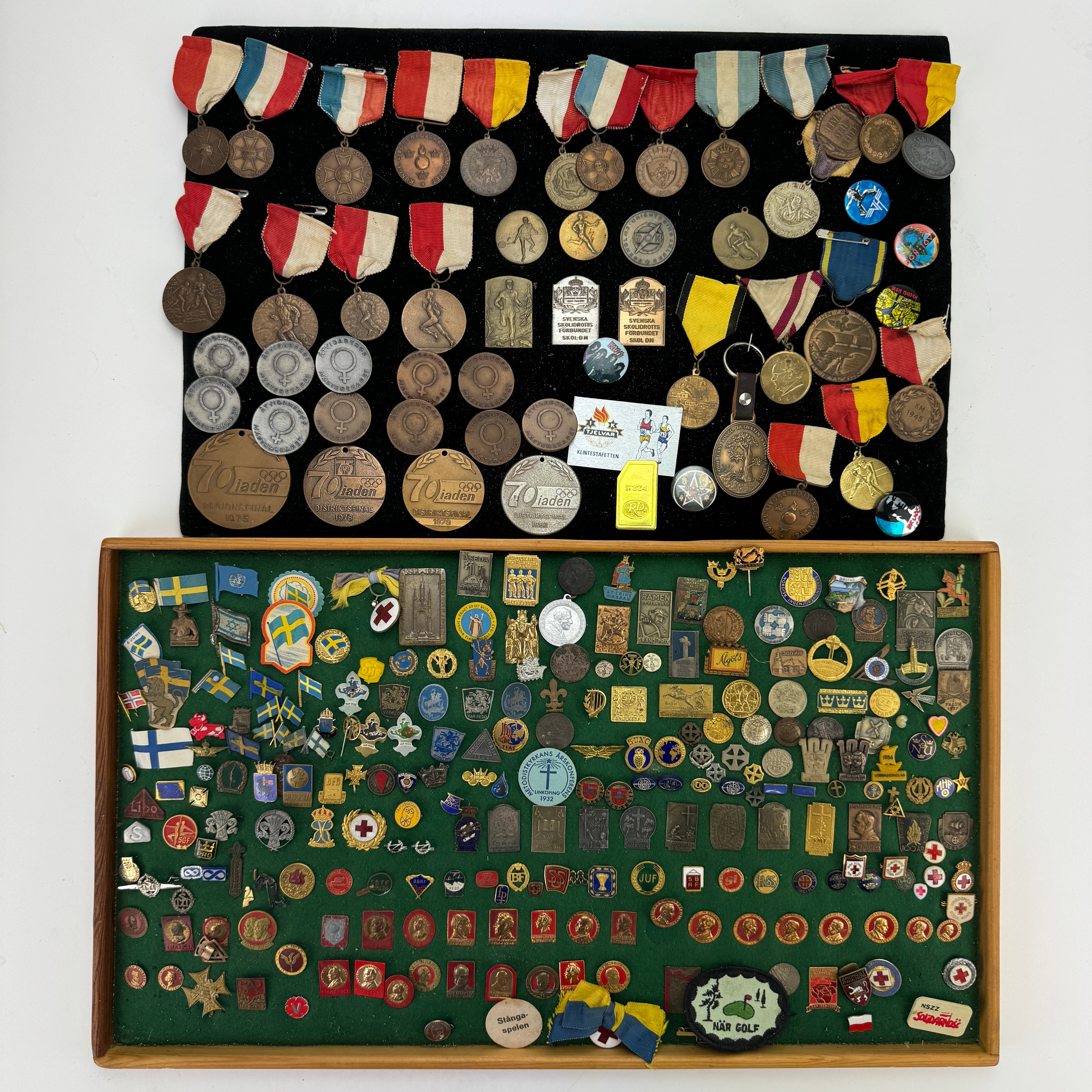 PARTI MÄRKEN, bland annat Iron Maiden, Kiss, Röda korset, 1a maj.