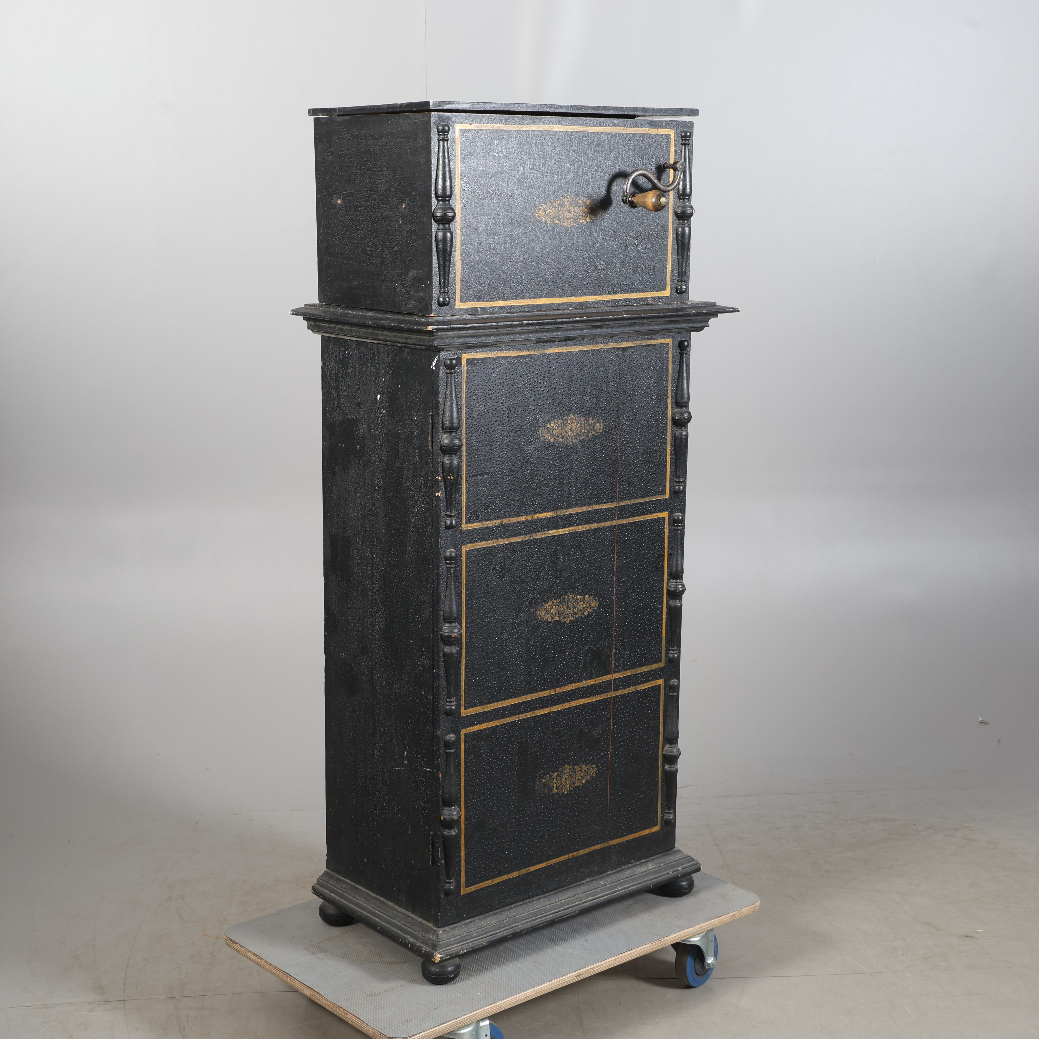 VEVPOSITIV med hålkort noter, 18/1900-tal.