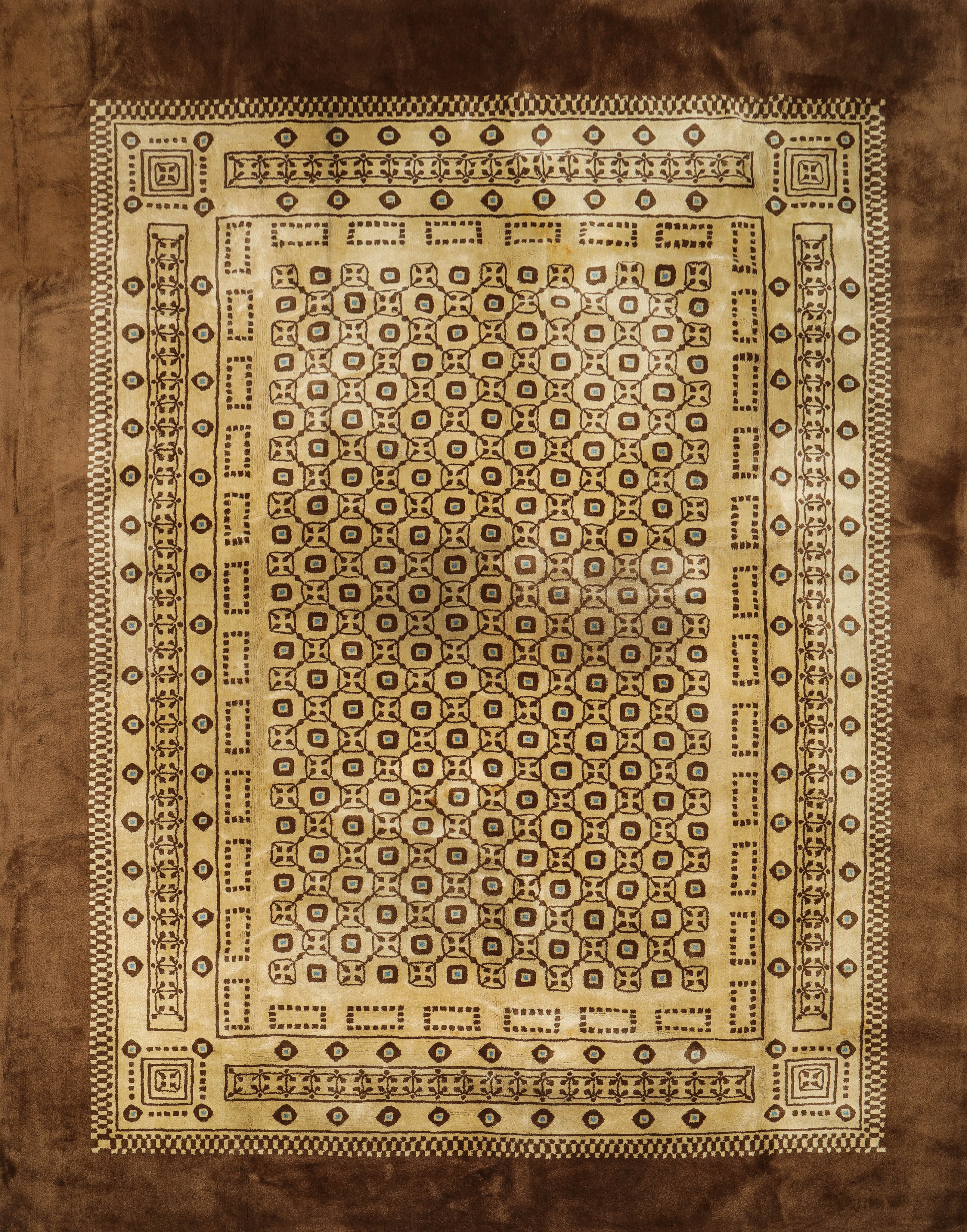 ULLMATTA, handknuten, 410x310 cm, China Abusson mönster, Kina.