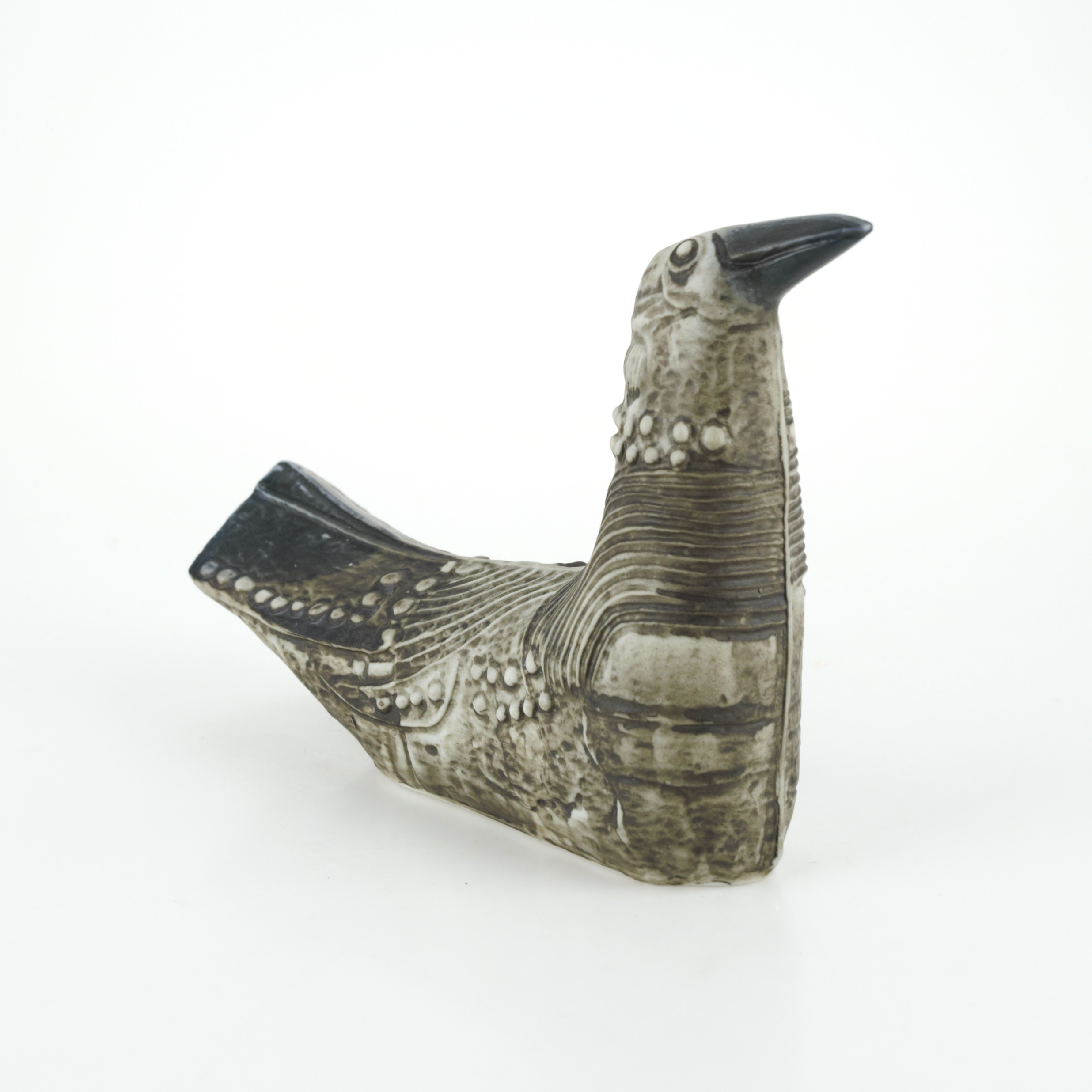 BERTIL VALLIEN. Skulptur, fantasifågel, porslin, Rörstrand.