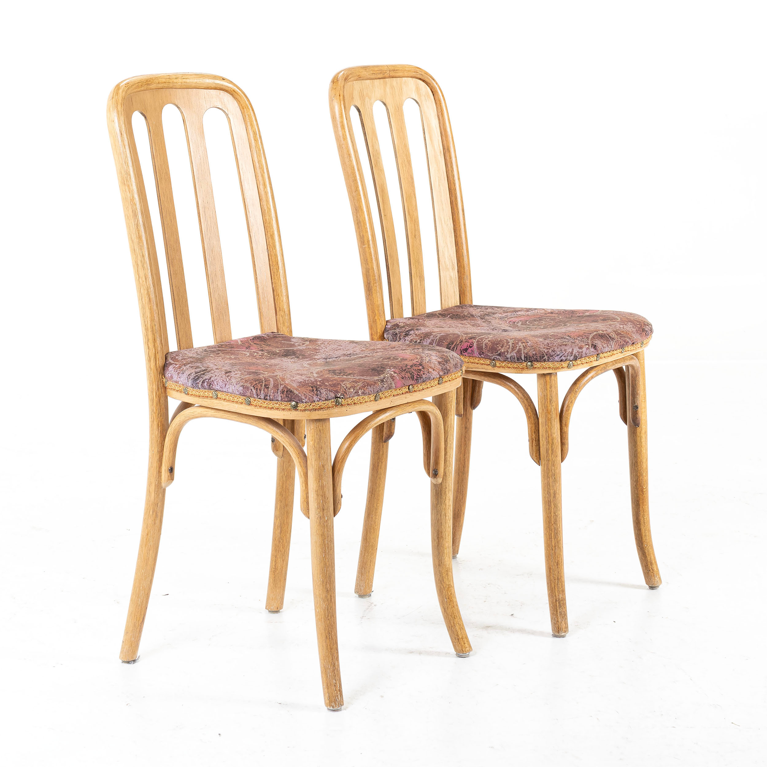 STOLAR, 1 par, sannolikt Thonet, 1900 - talets första hälft.