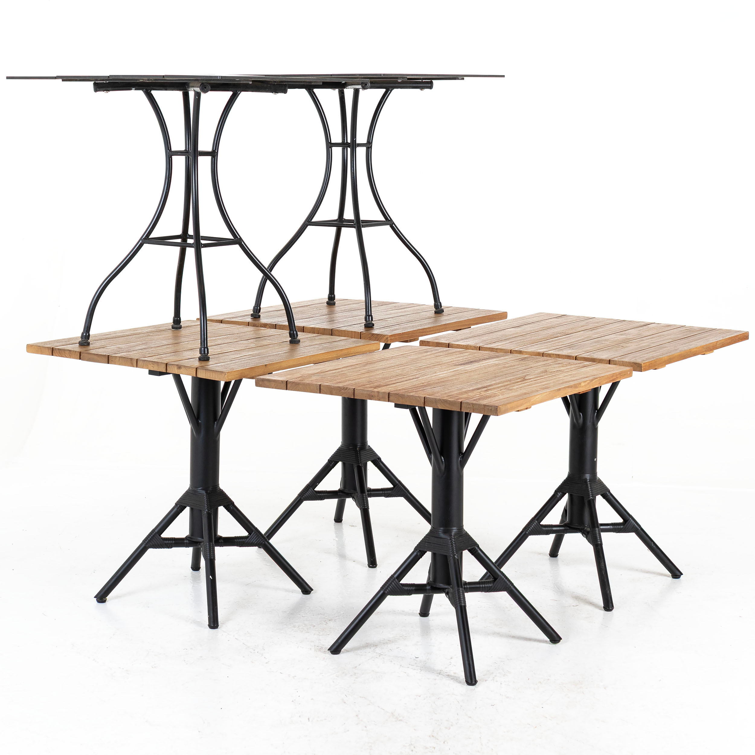 TERASSBORD, 6 st, samtida tillverkning.