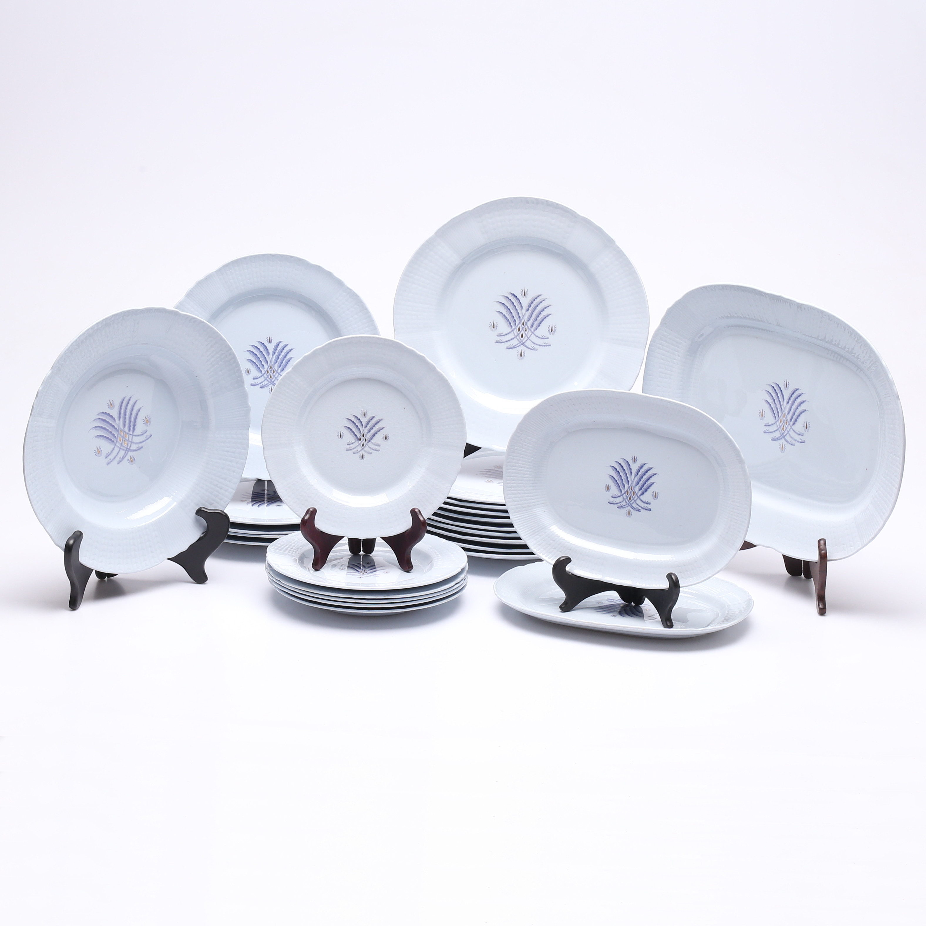 LOUISE ADELBORG. servisdelar, 25 delar, ''BQI'' Rörstrand.