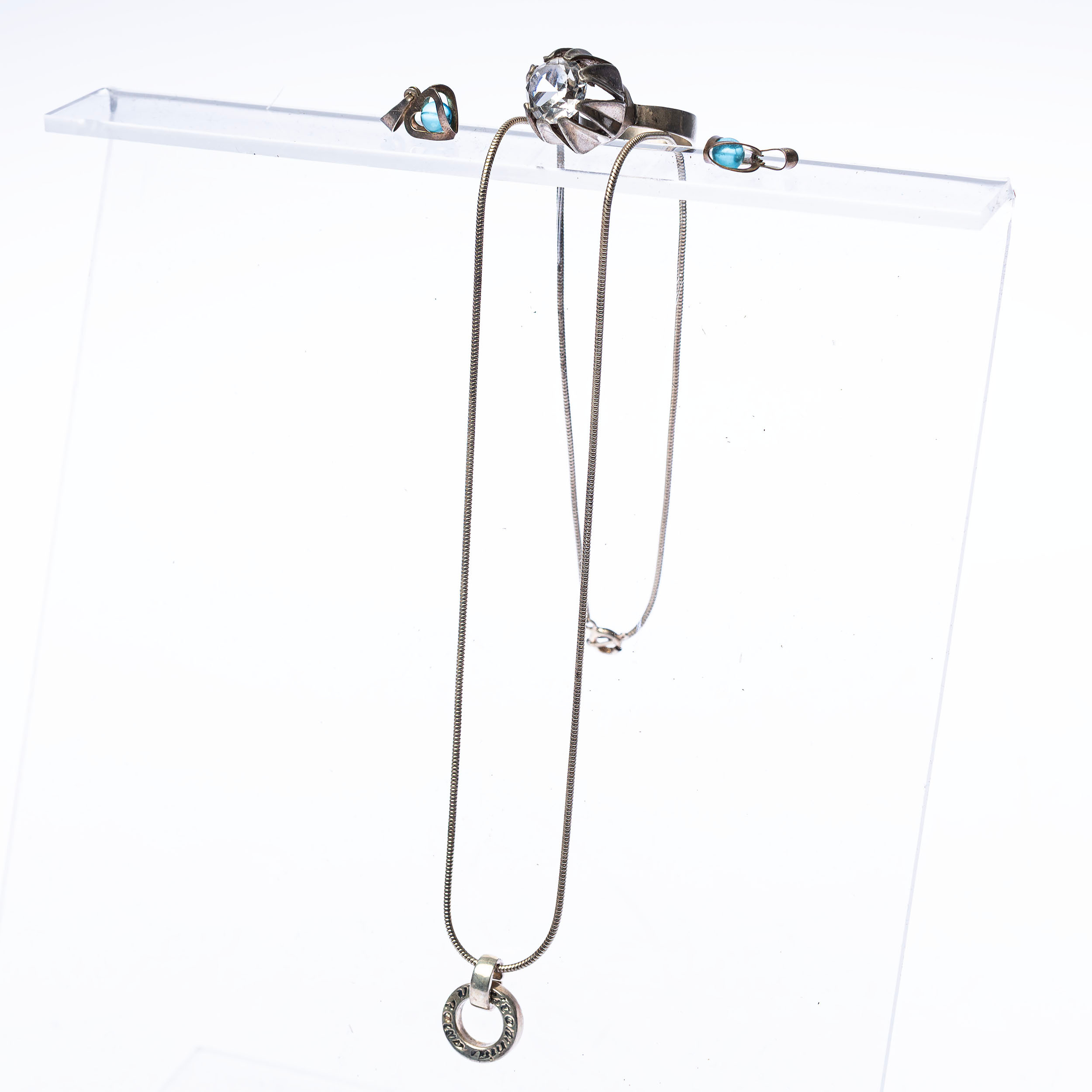 SILVERSMYCKEN, 4 delar bl.a Efva Attling.