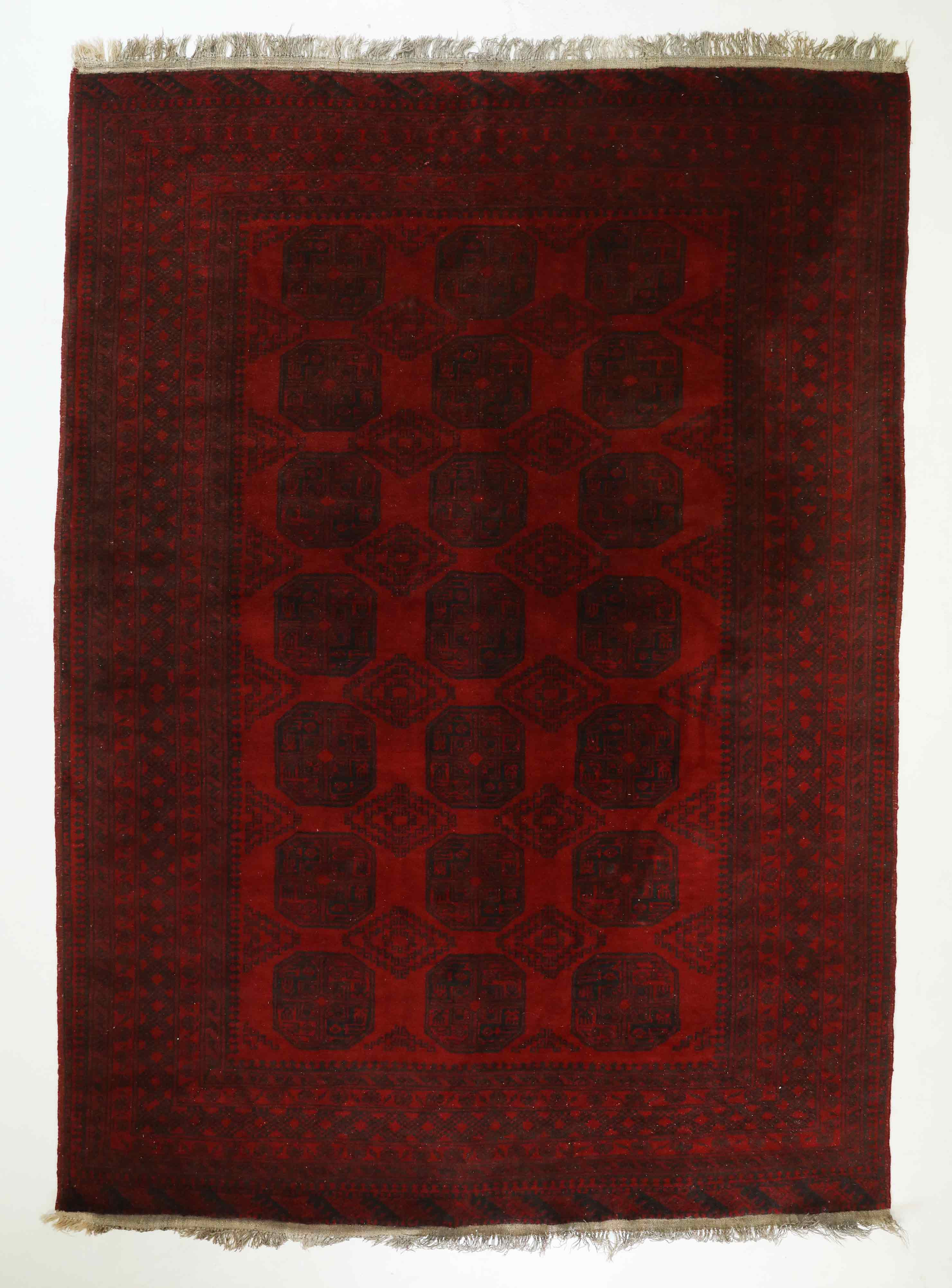 MATTA, Afghan, ca 205x284 cm, Semiantik.