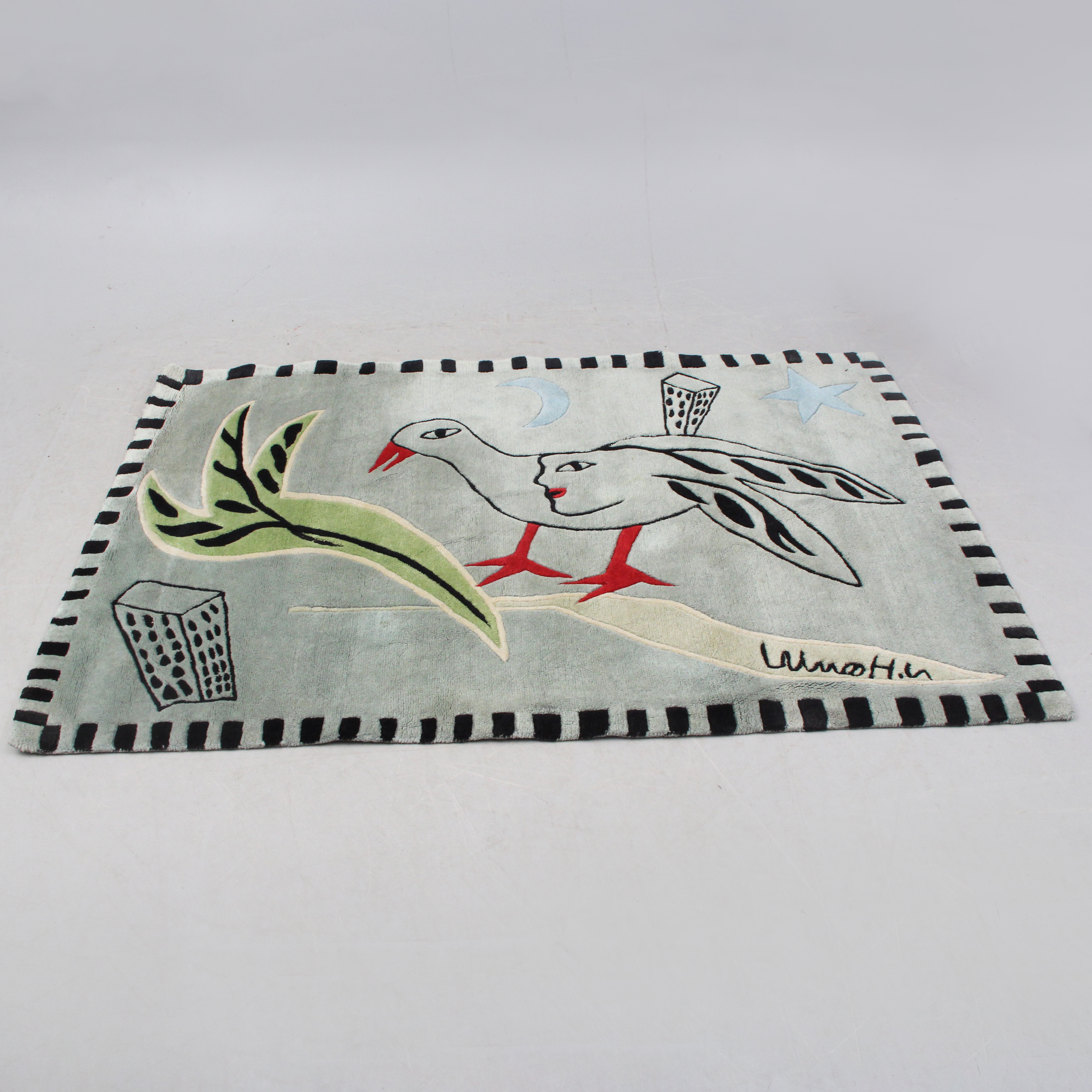 ULRICA HYDMAN-VALLIEN. MATTA, ull, 160 x 230 cm.