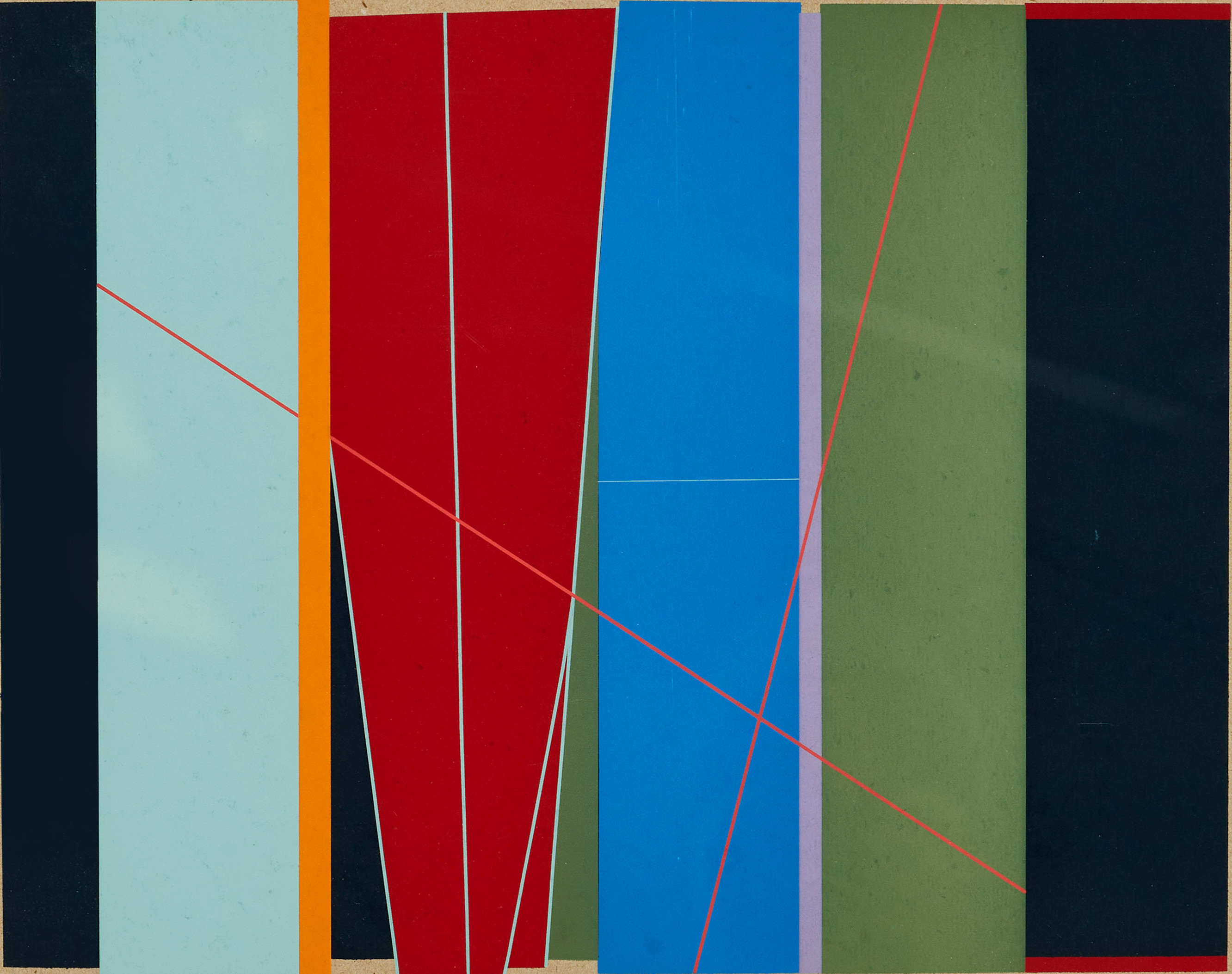 ILKKA PÄRNI (FÖDD 1959). Geometrisk komposition, signerad I. Pärni, PT, färglitografi.