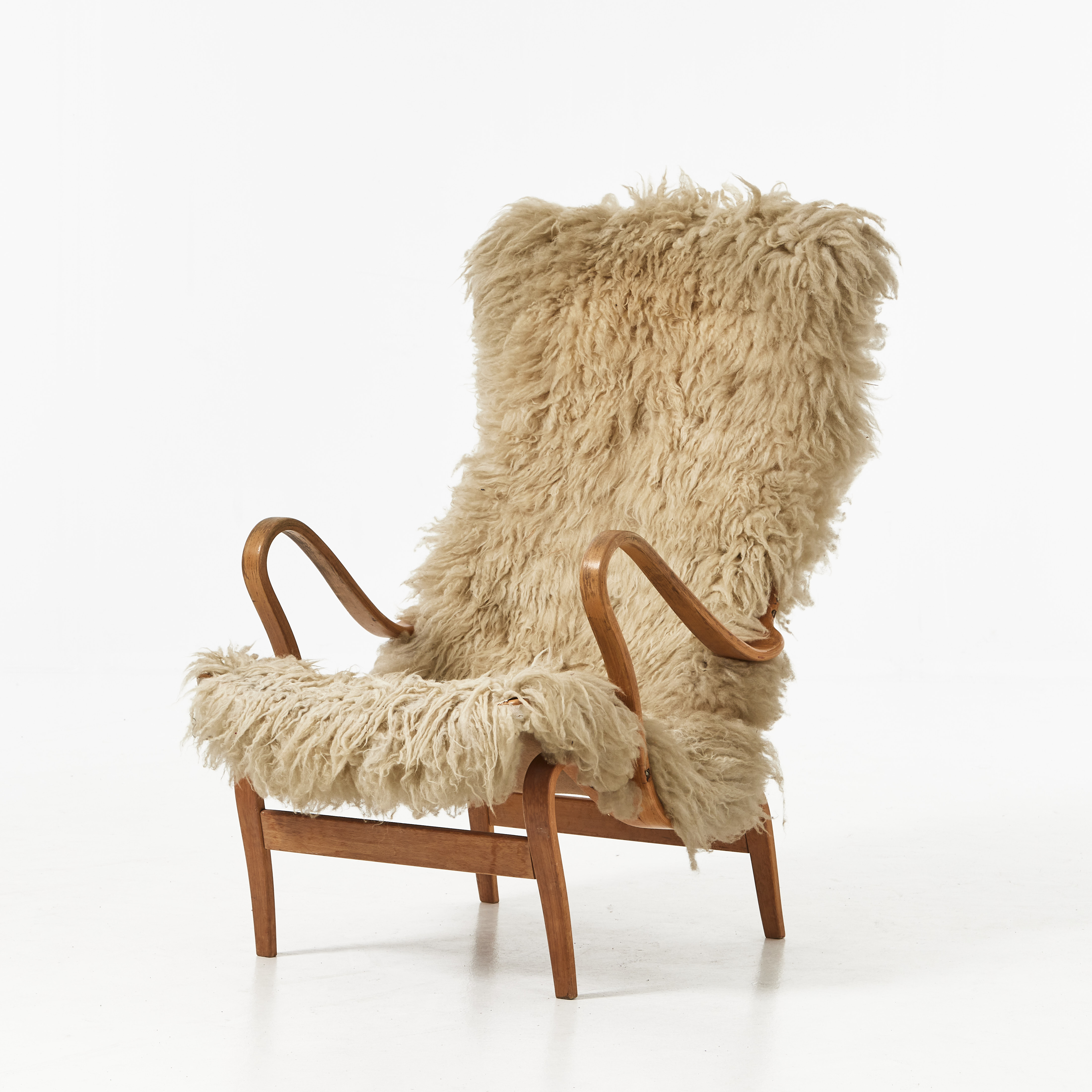 BRUNO MATHSSON. Fåtölj, "Pernilla", Firma Karl Mathsson, Värnamo, -44.