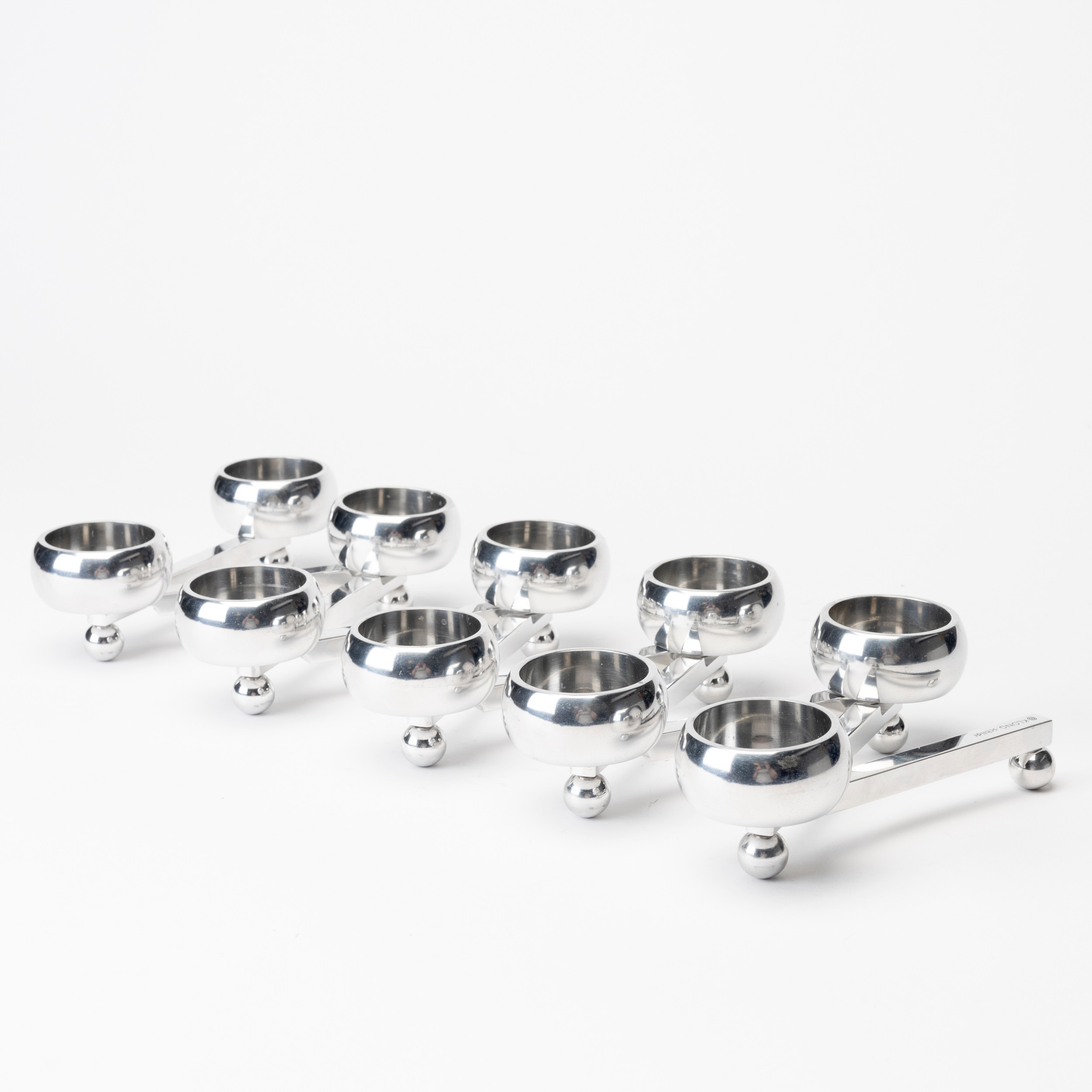 EVA SCHILDT. "Costella", ljusstake, Klong, aluminium.