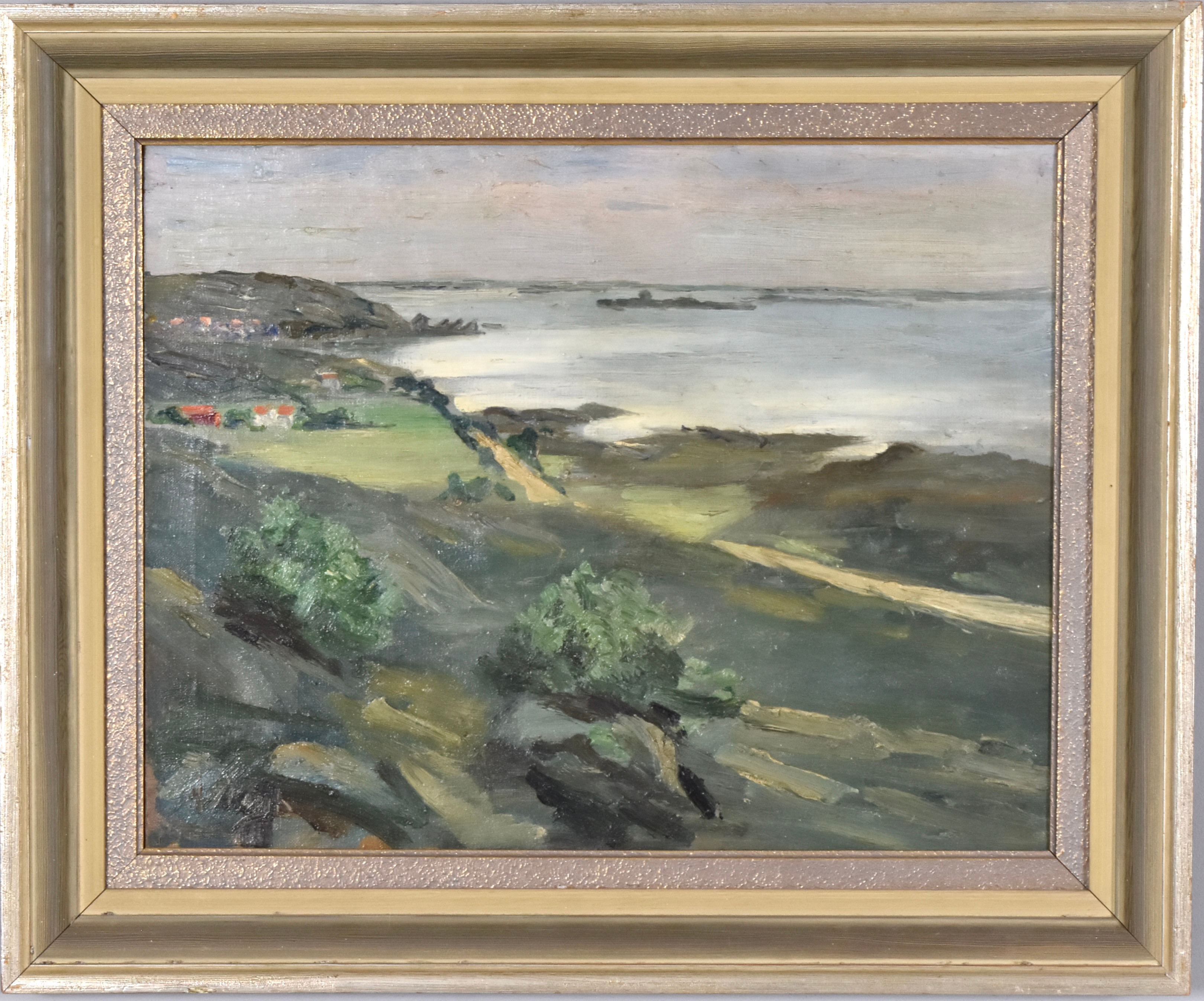 HENRIK SKAGH. Olja på duk.