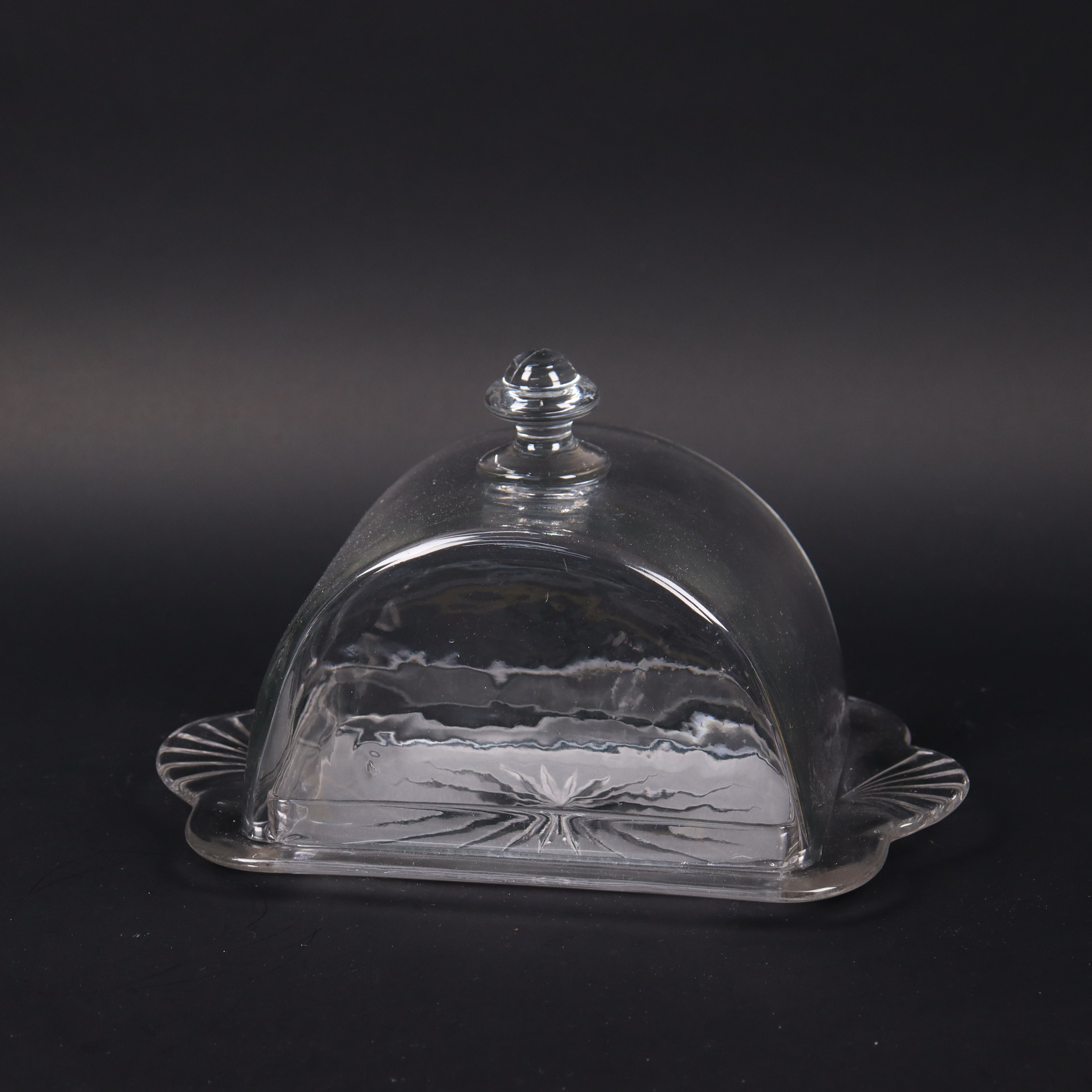 OSTKUPA, troligen Trelleborgs Glasbruk, 1900-talets första hälft.