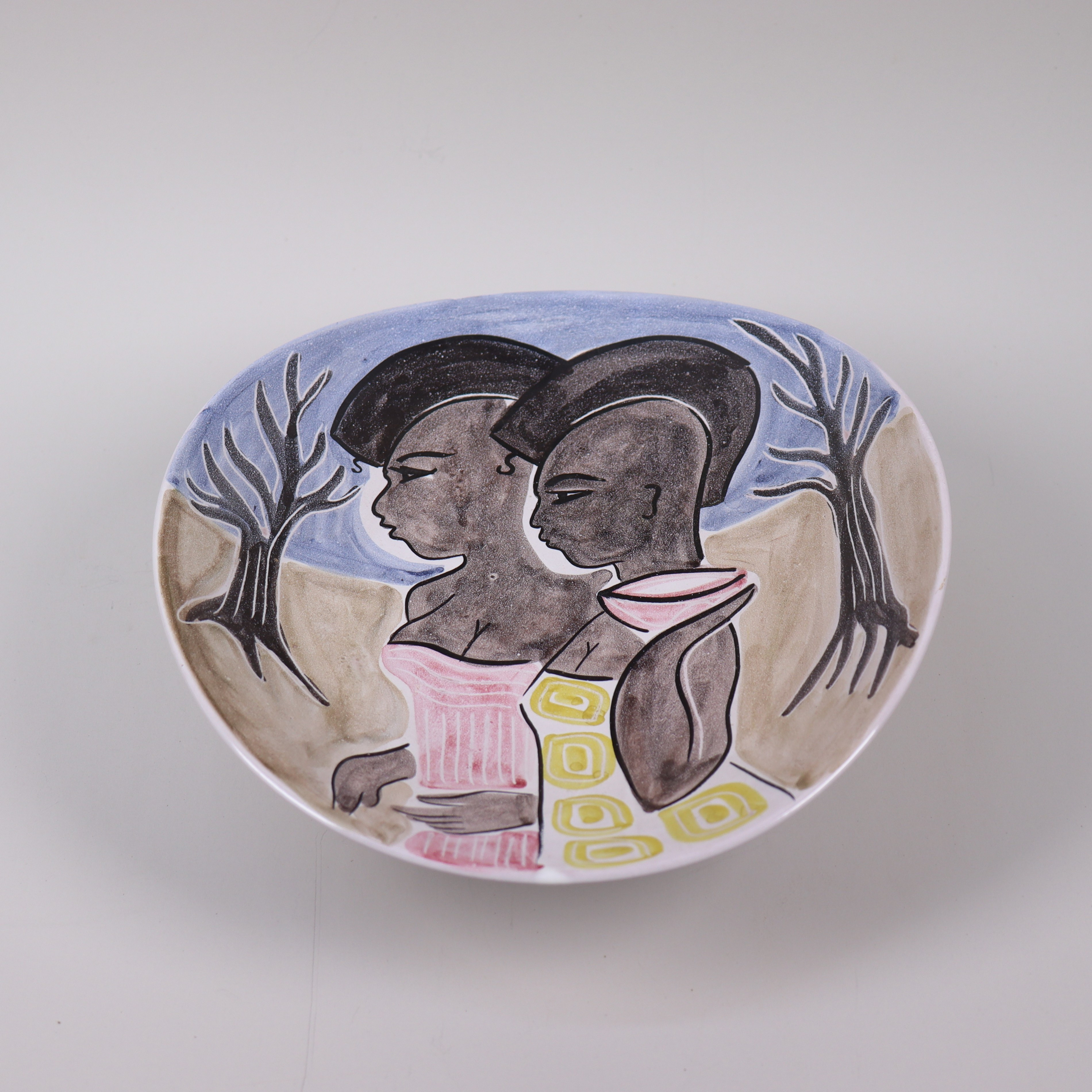 FAT PÅ FOT, keramik, Laholm Keramik.