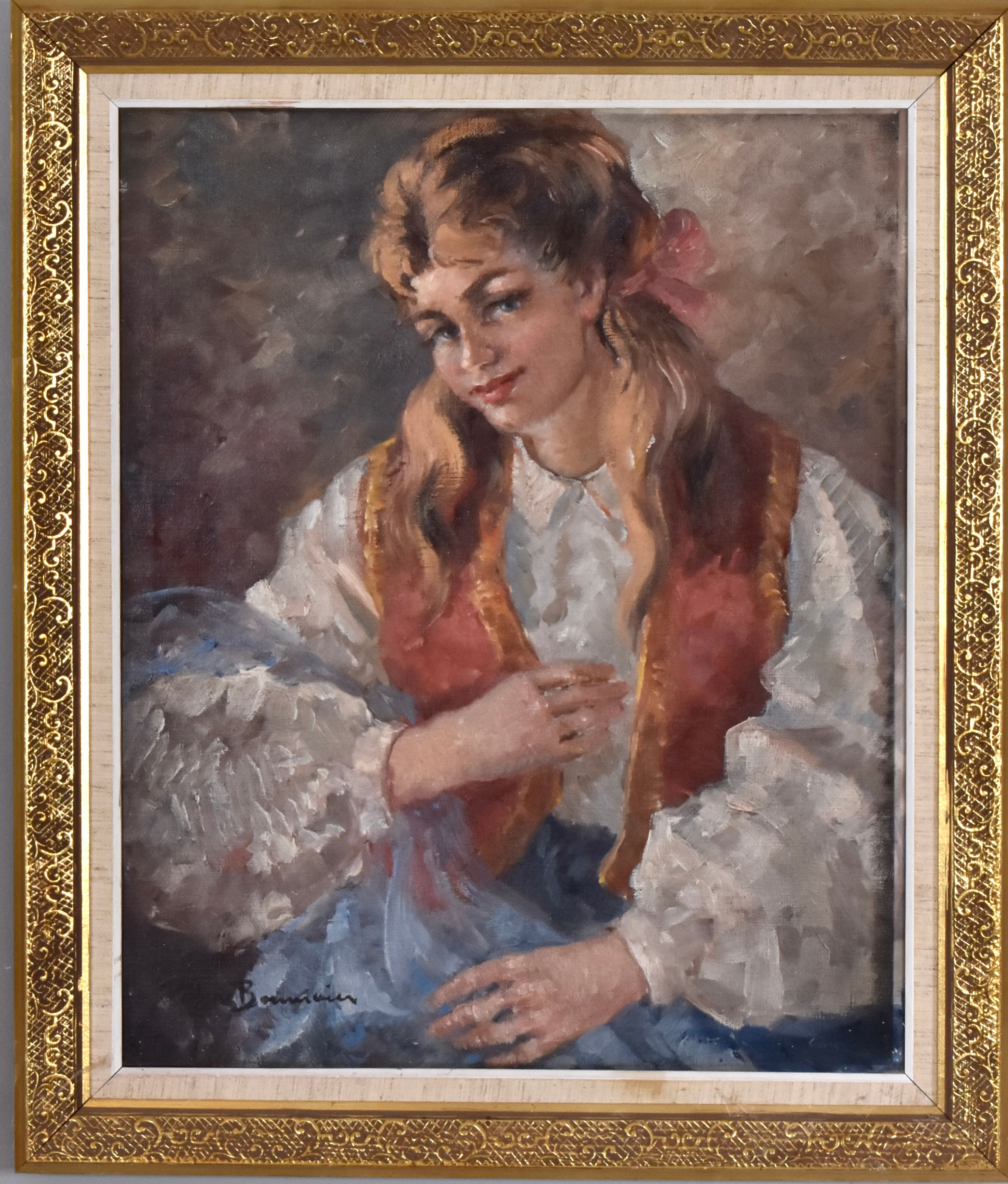 PIERRE BONNEVIER. Olja på duk.