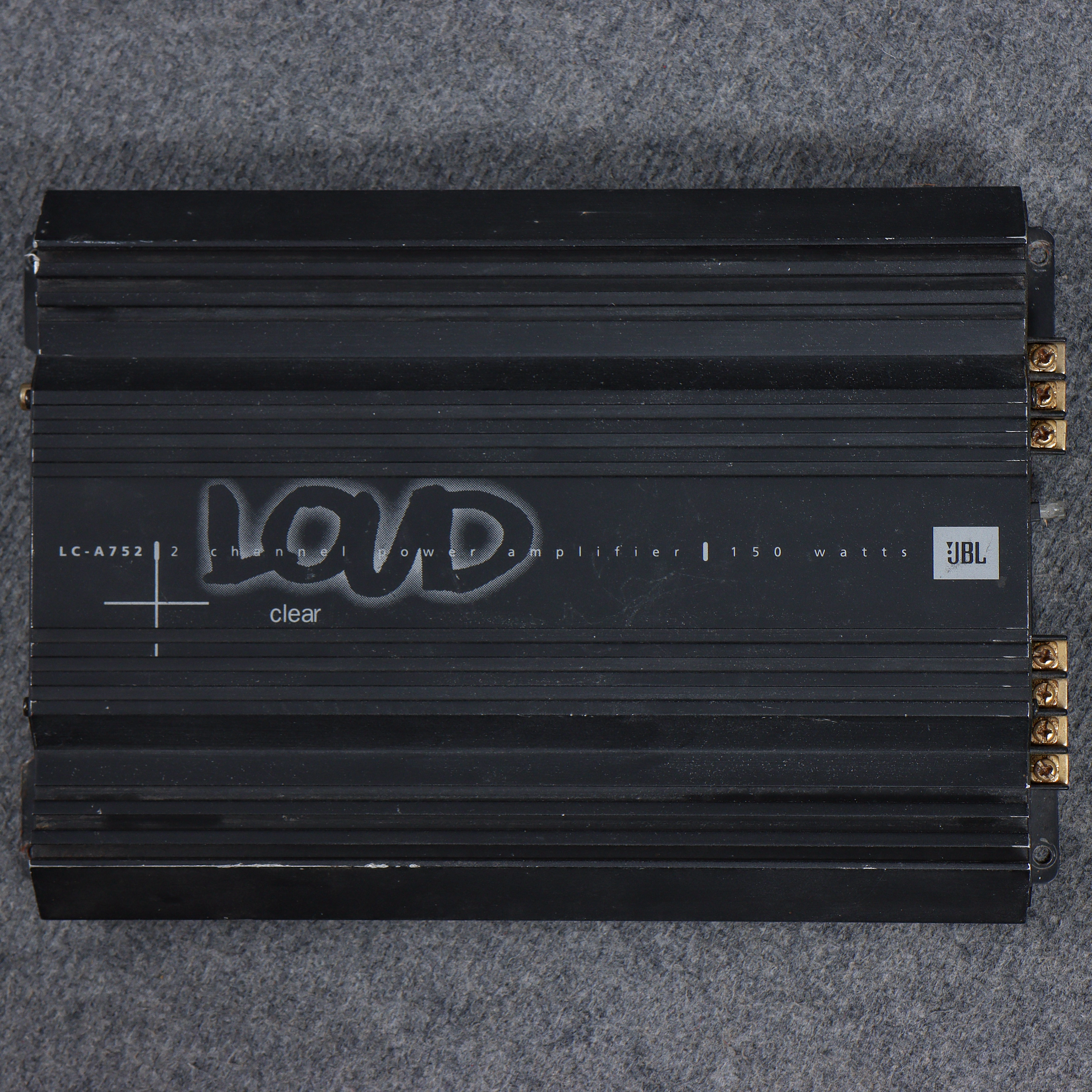 JBL LC-A752, 2-KANALS EFFEKTFÖRSTÄRKARE / AMPLIFIER 150W.