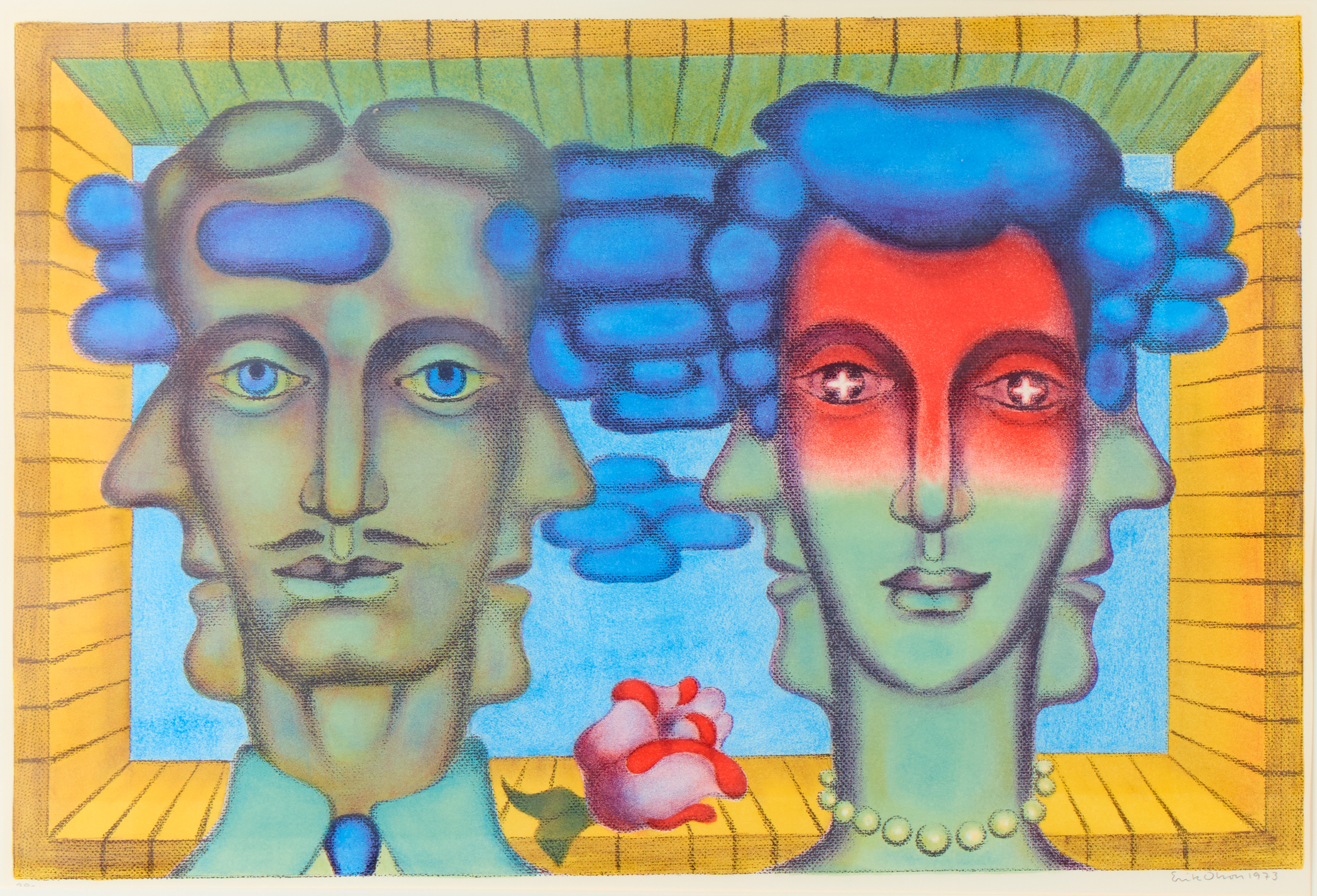 AXEL OLSON. "Monsieur et Madame".