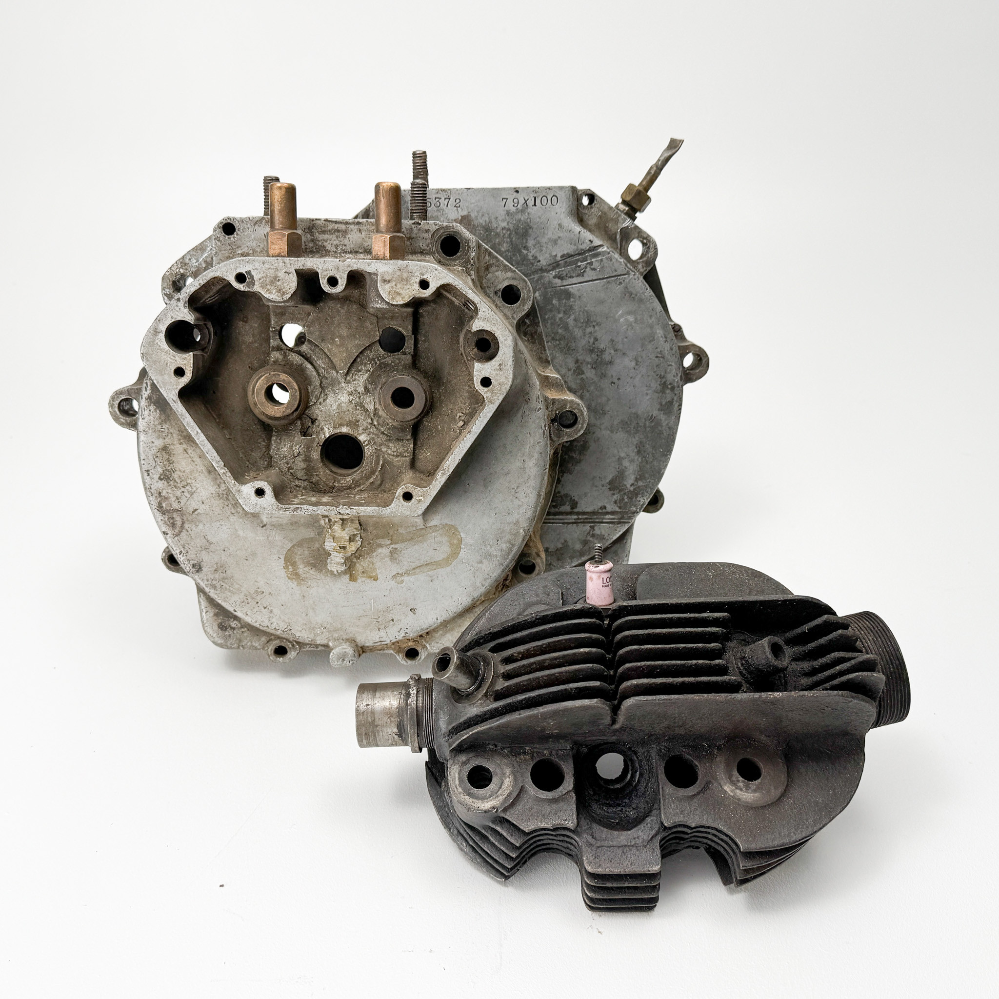 NORTON, motordelar, 500 cc, 1920/30-tal, England.