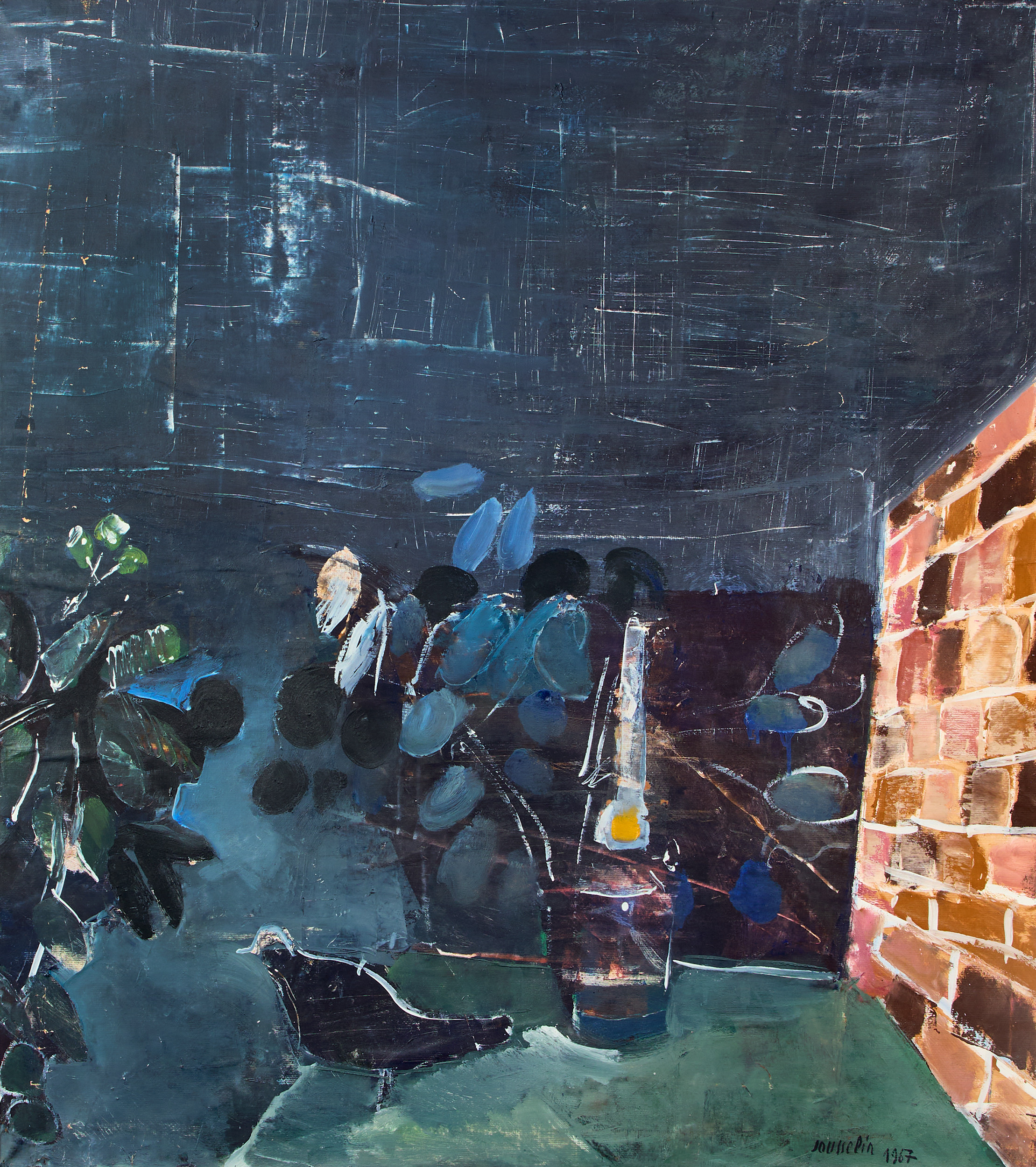 FRANÇOIS JOUSSELIN (1926-2009). Olja på duk, stilleben, signerad Jousselin och daterad 1967.