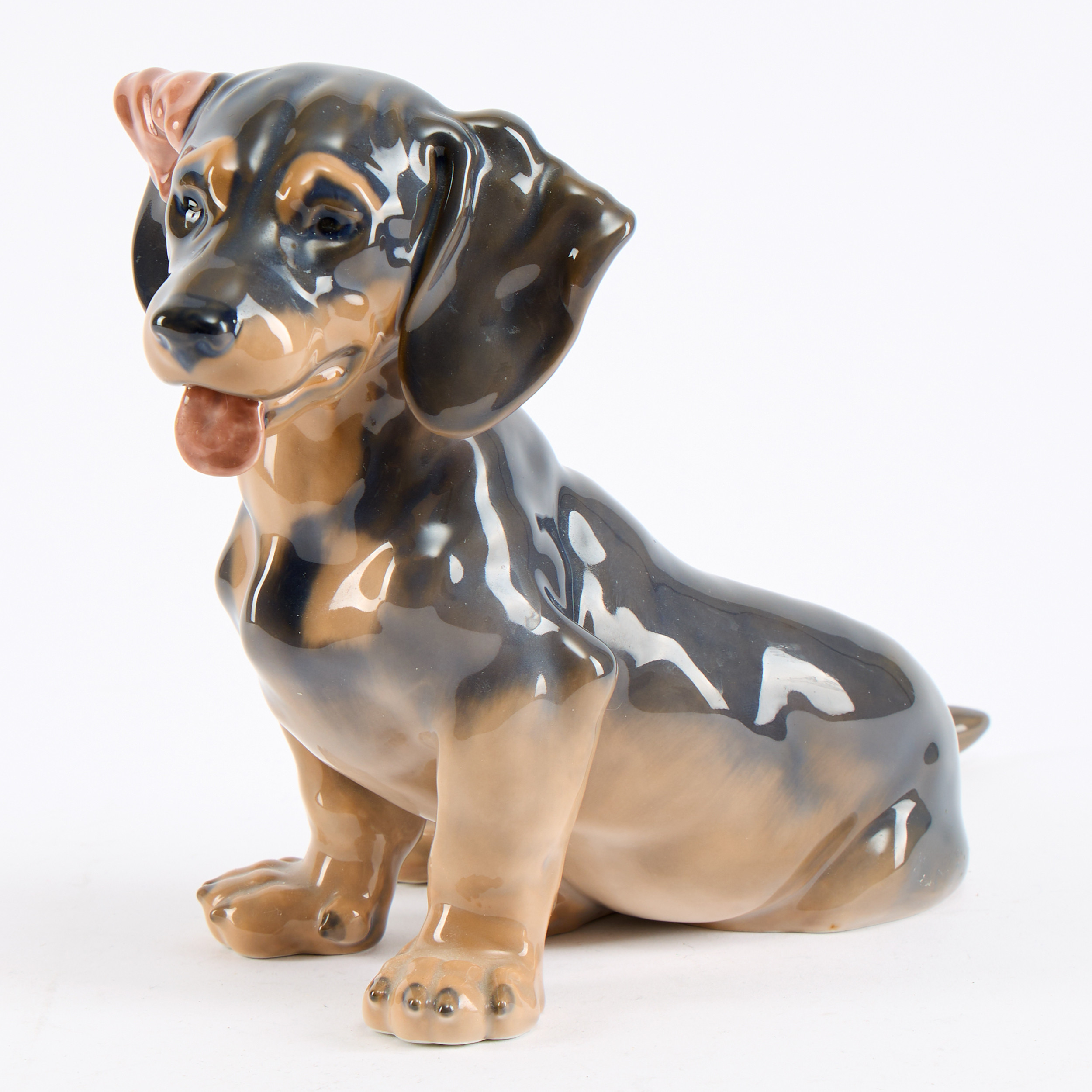 FIGURIN, i form av tax, Royal Copenhagen, porslin.