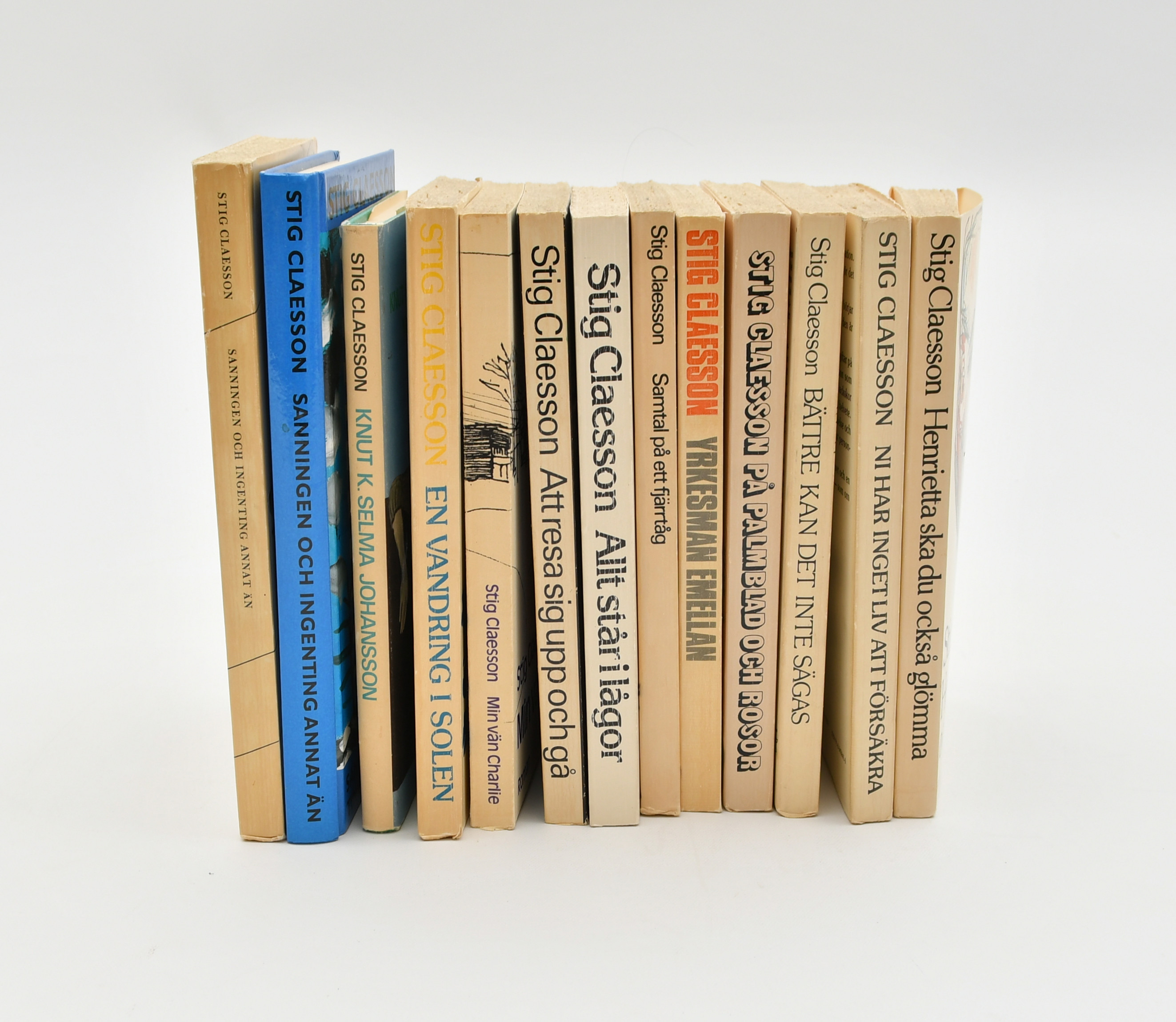 Böcker av Stig Claesson, 13 Volymer.