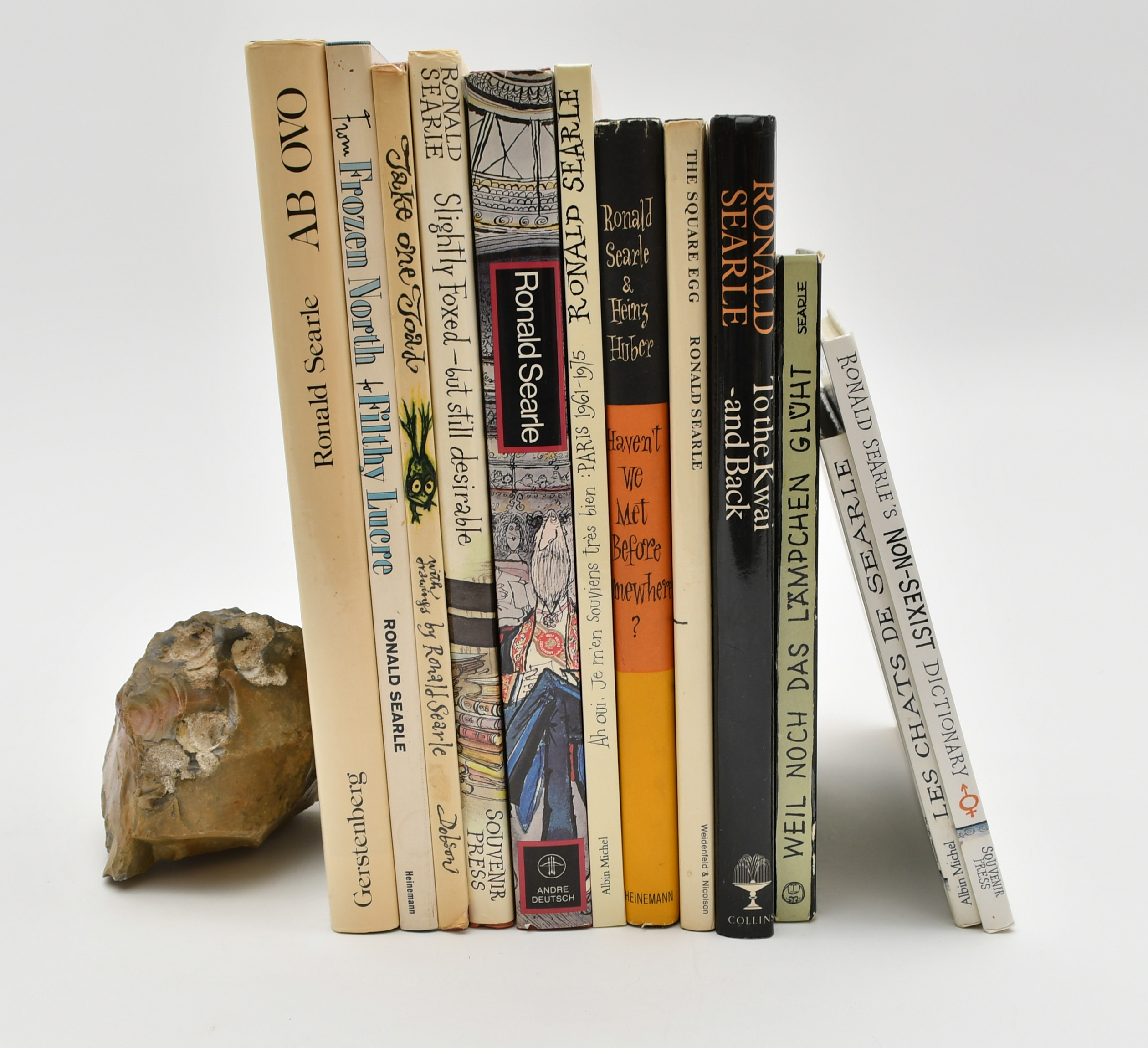 Böcker om och med Ronald Searle. 12 Volymer.