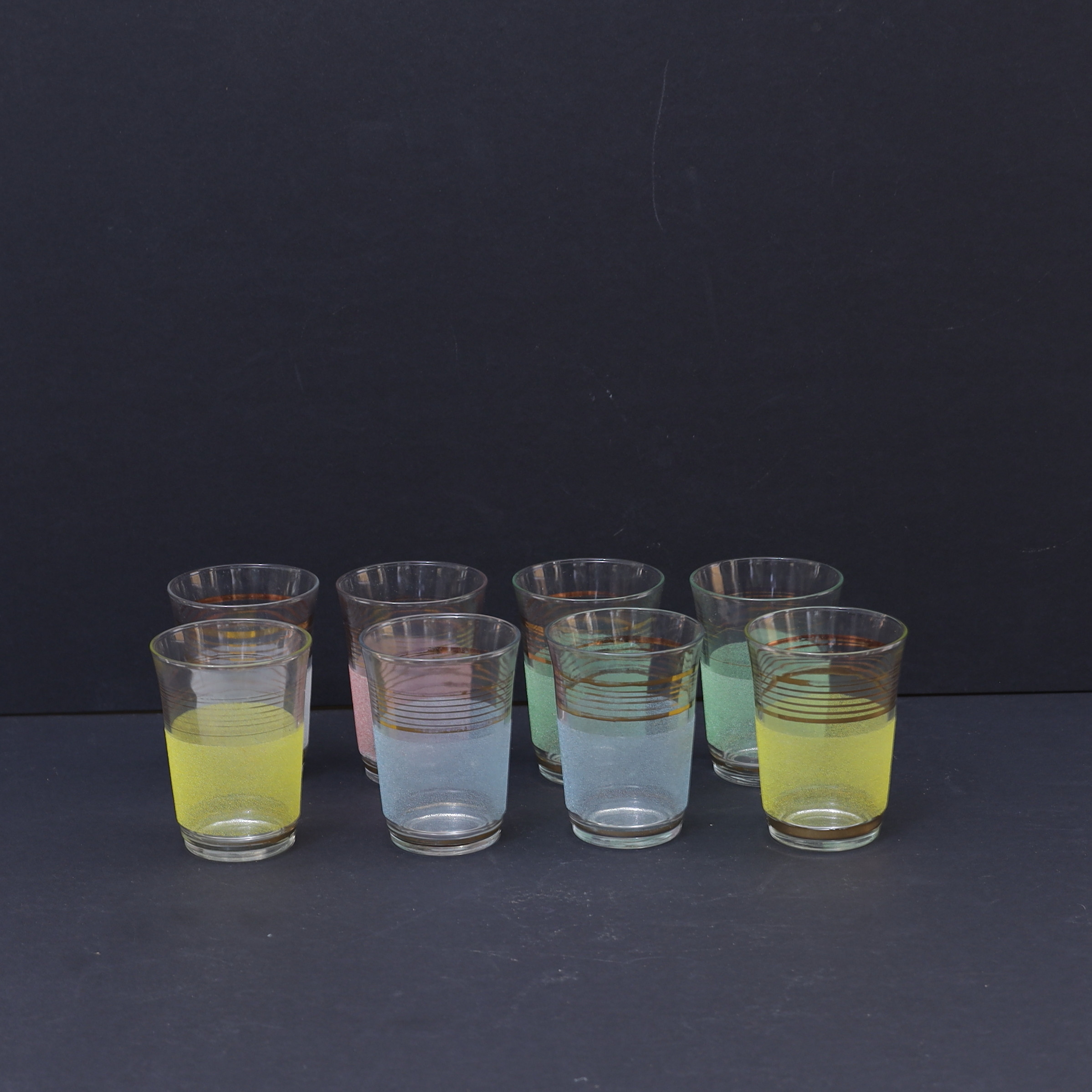 DRICKSGLAS, 8st, 1960-tal.