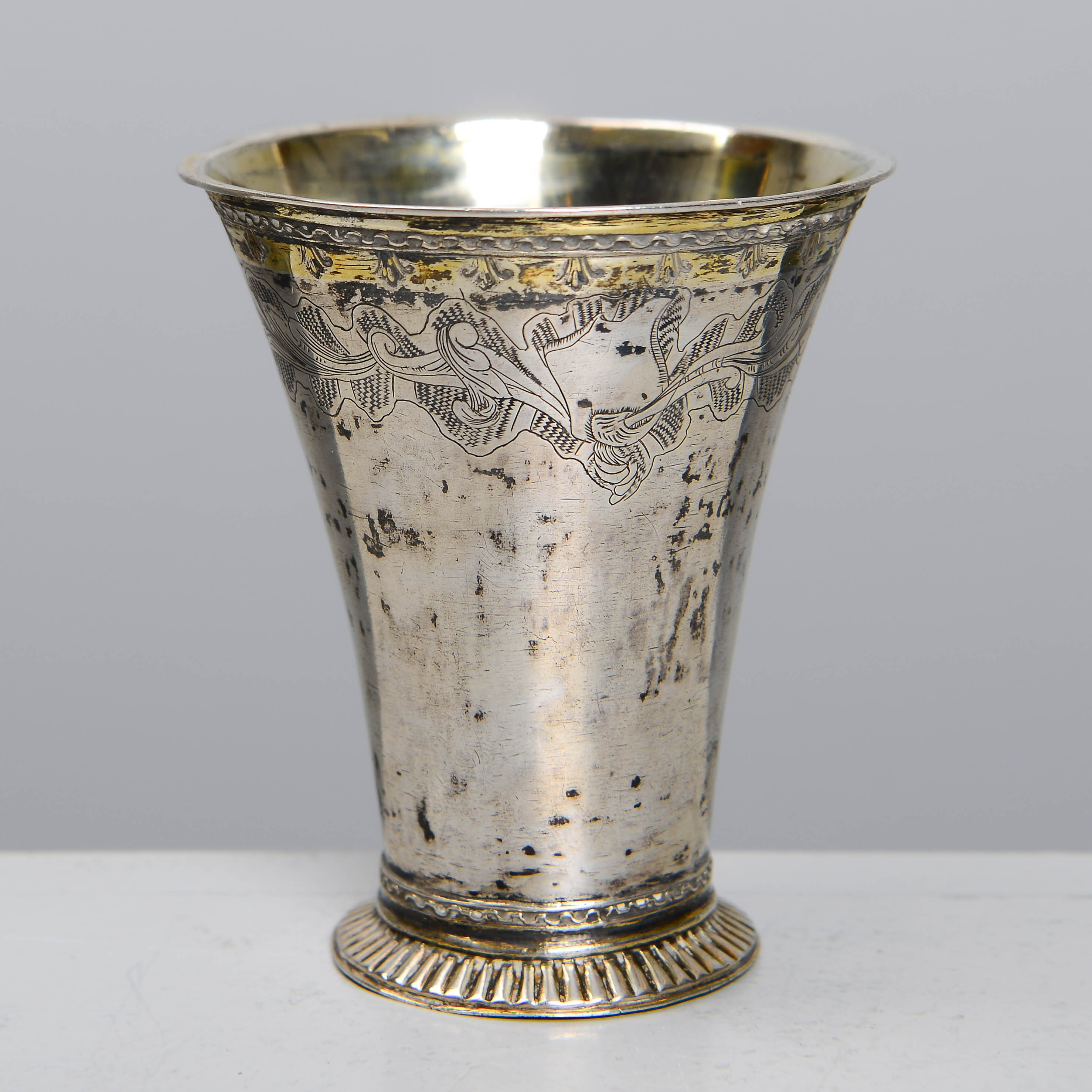 OTTO HENRIK SJÖBERG (1726-1777). Bägare, rokoko, silver, 1700-tal.