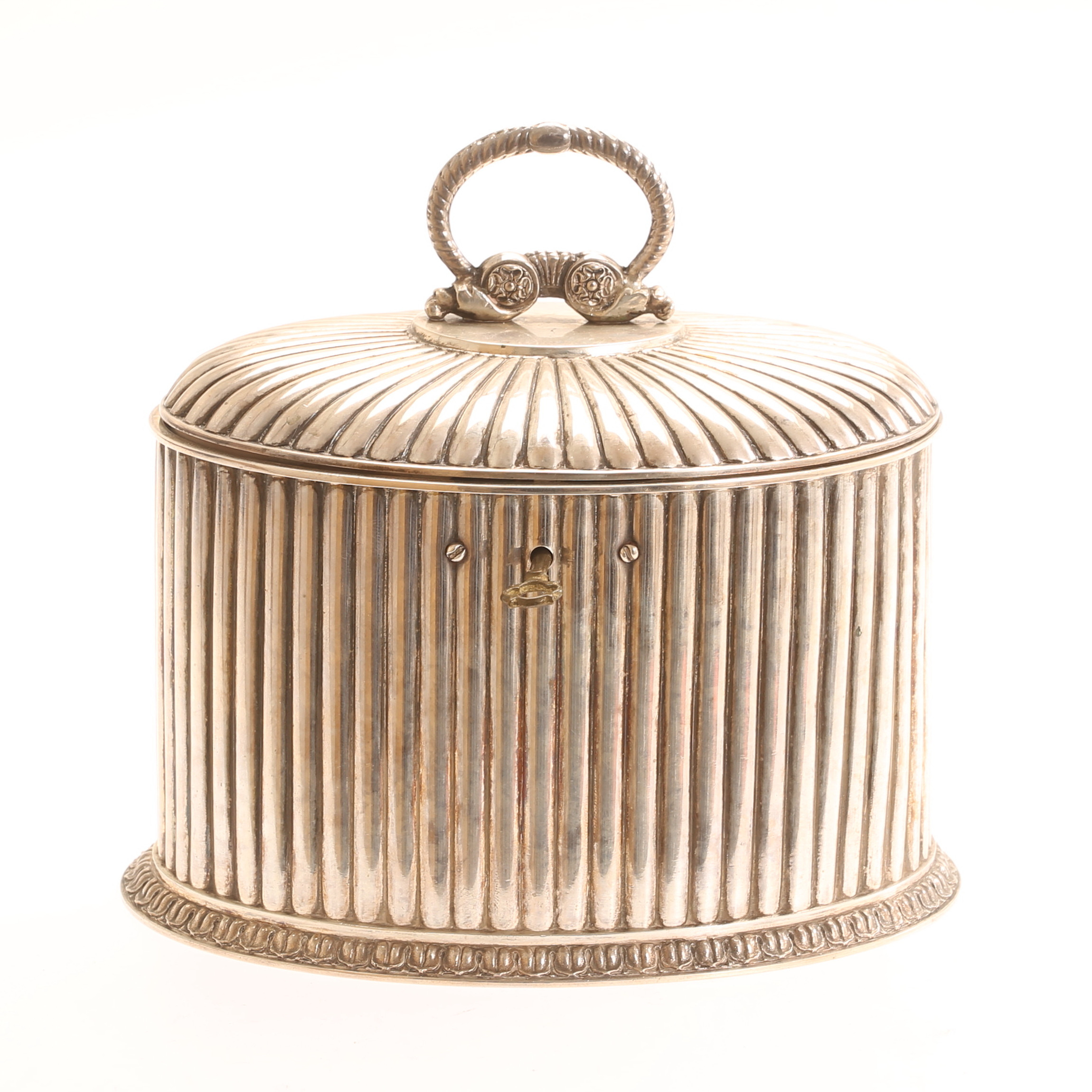 ADOLF ZETHELIUS. Skrin, silver, empire Stockholm, 1821.
