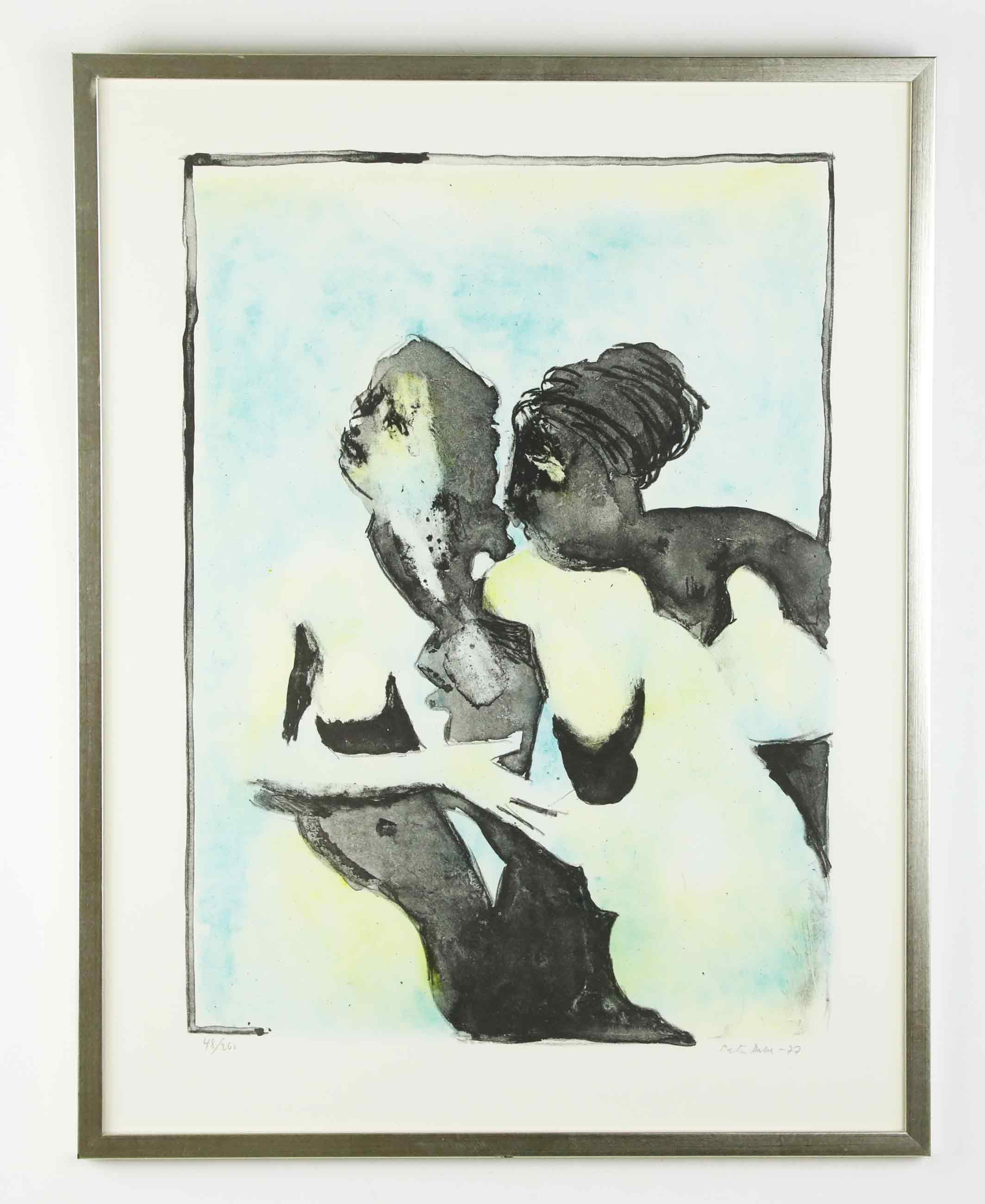 PETER DAHL. färglitografi, signerad, daterad, numrerad 48 av 260.