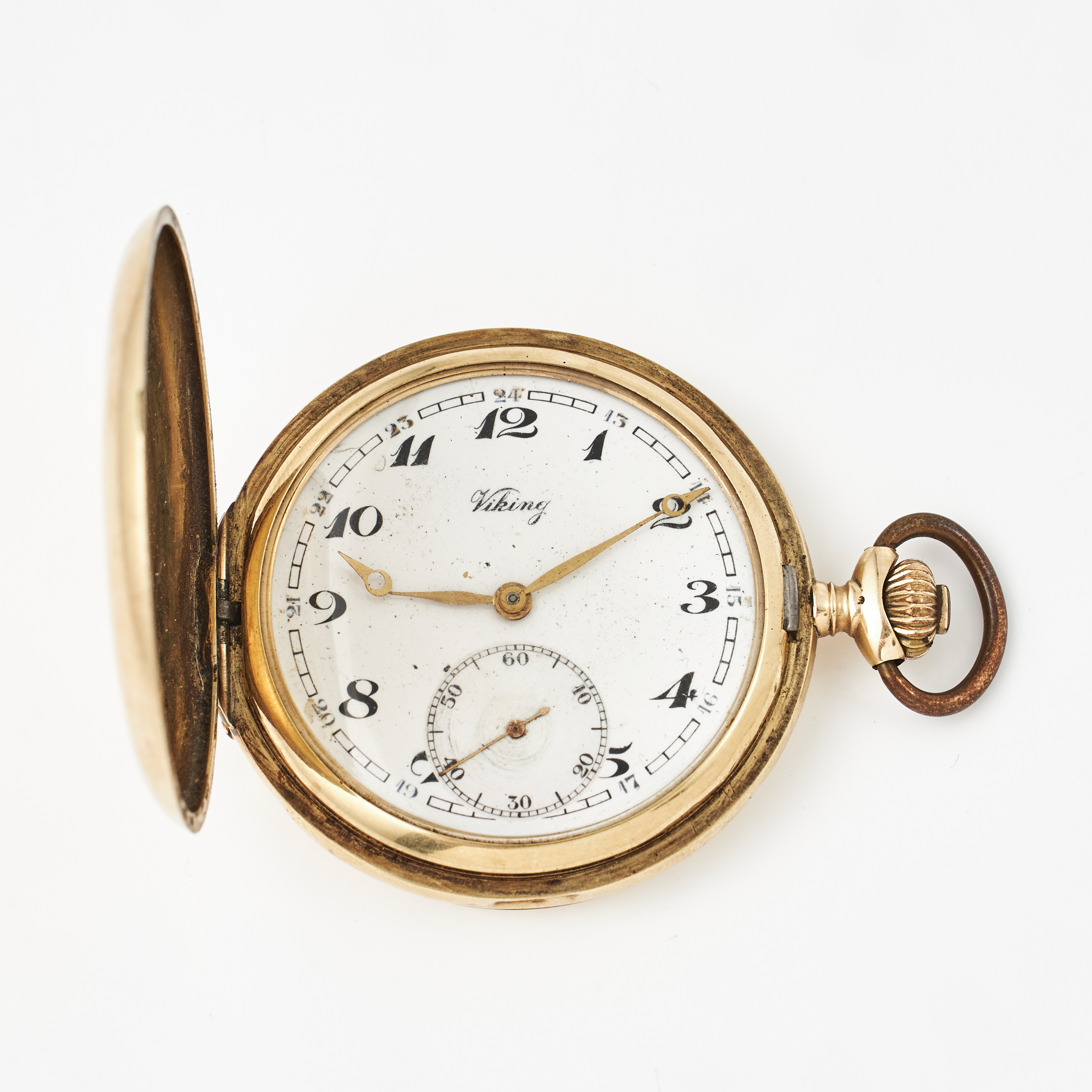 VIKING, fickur, 51 mm, savonett, 14K guld, ca 1925.