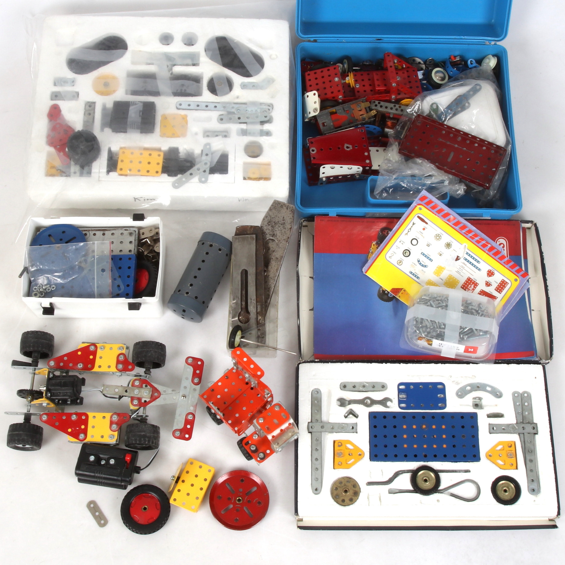 MECCANO, bygglådor och fordonsdelar, England, 1900-tal.