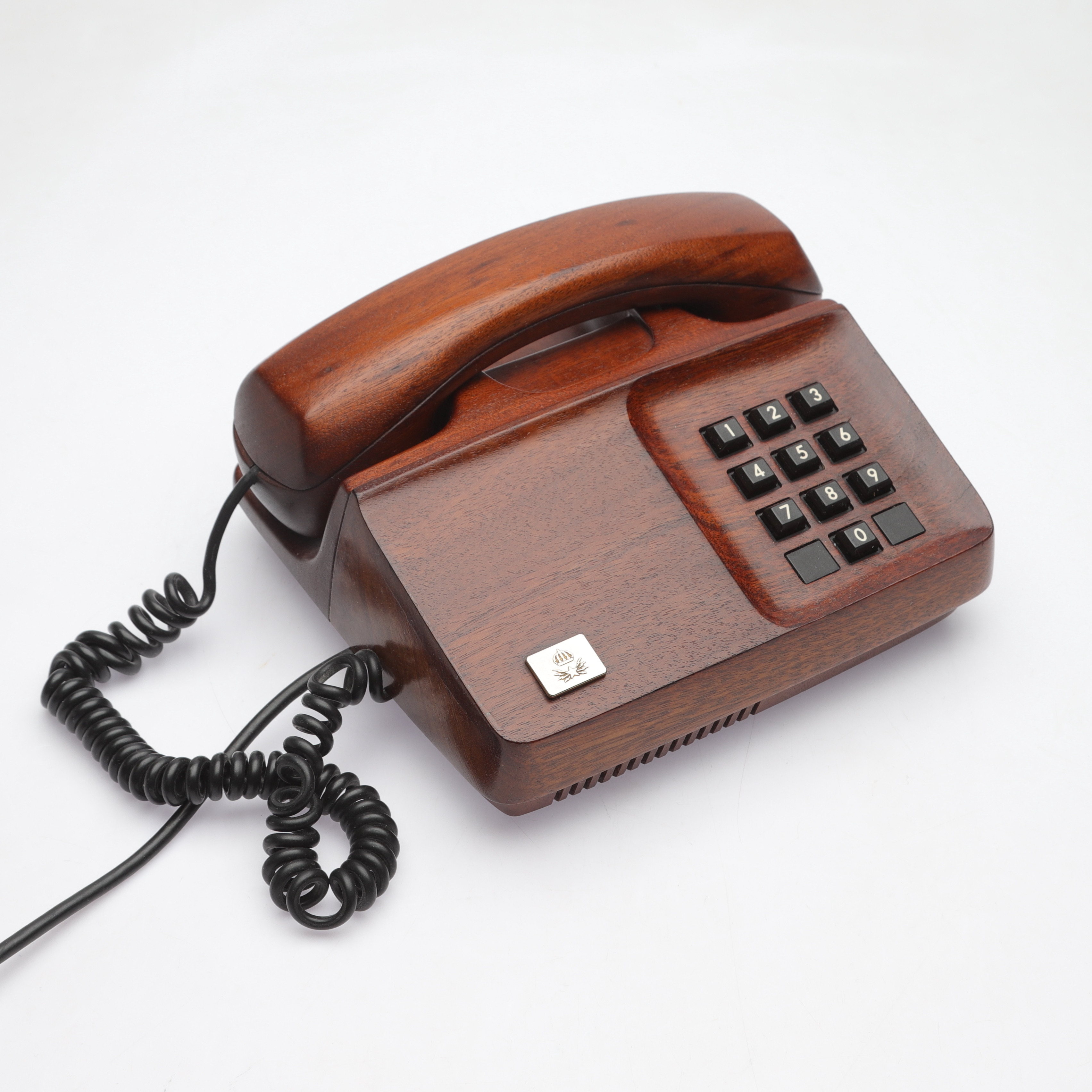 TELEFON, mahogny, "Diavox", Teli Televerket, 1900-talets andra hälft.