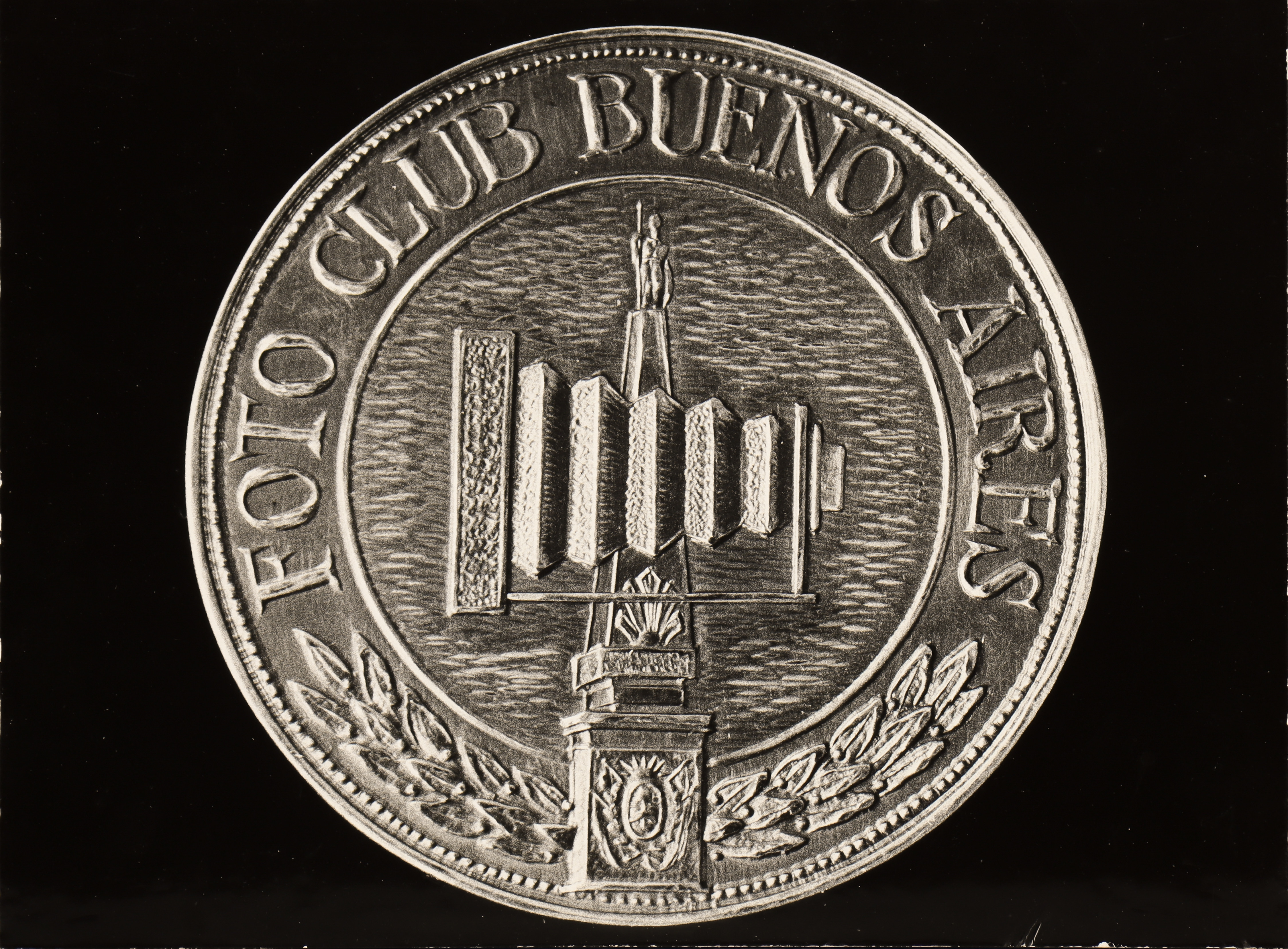 NILS-ERIK WIKEBÄCK. Medalj från Foto Club Buenos Aires.