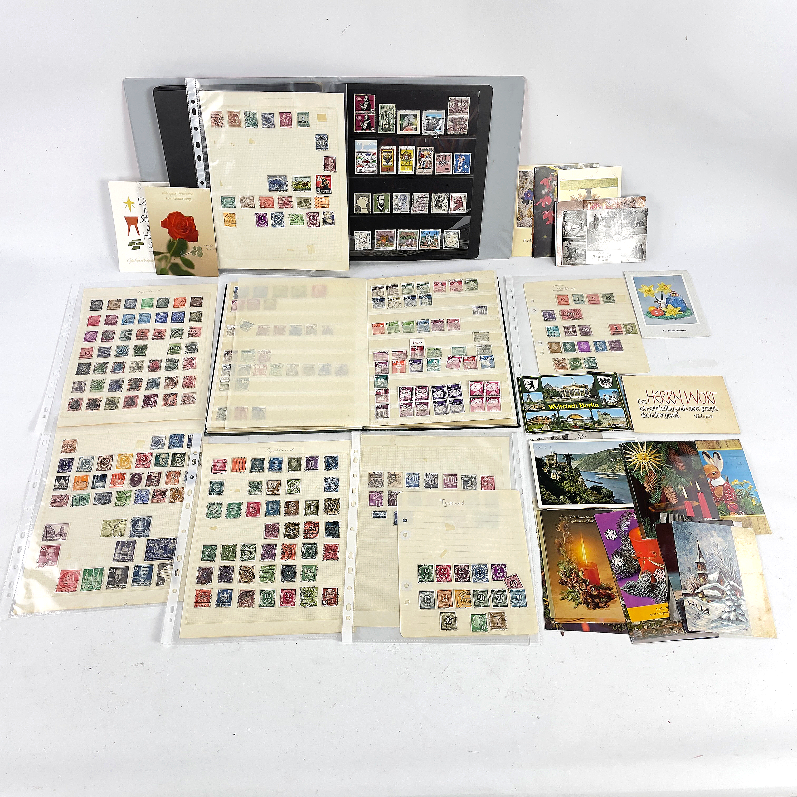 PARTI FRIMÄRKEN, Tyskland, stämplade bl a tyska riket, 1900-tal.