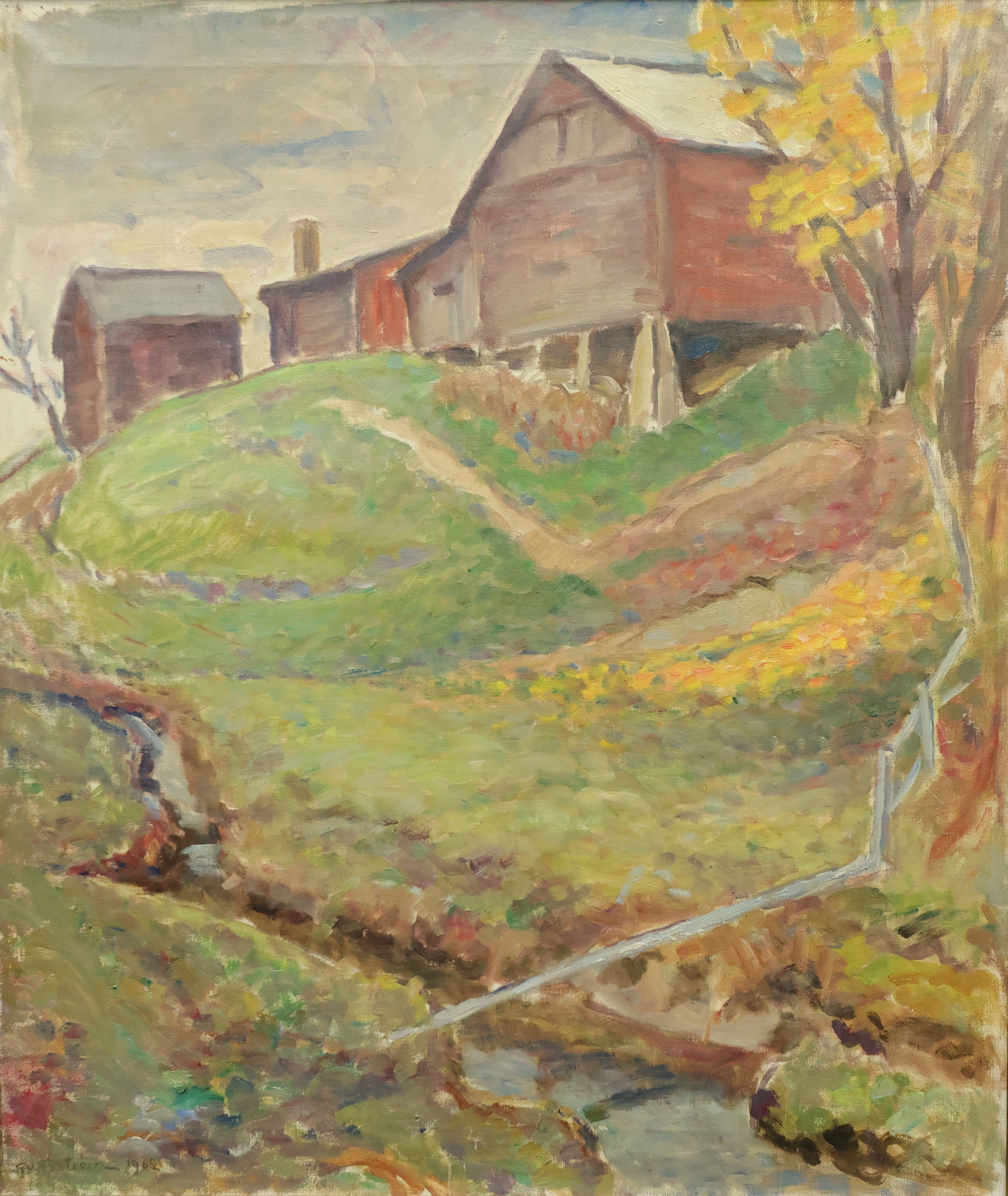 GÖSTA WESSTRÖM. olja på duk, signerad och daterad 1962.