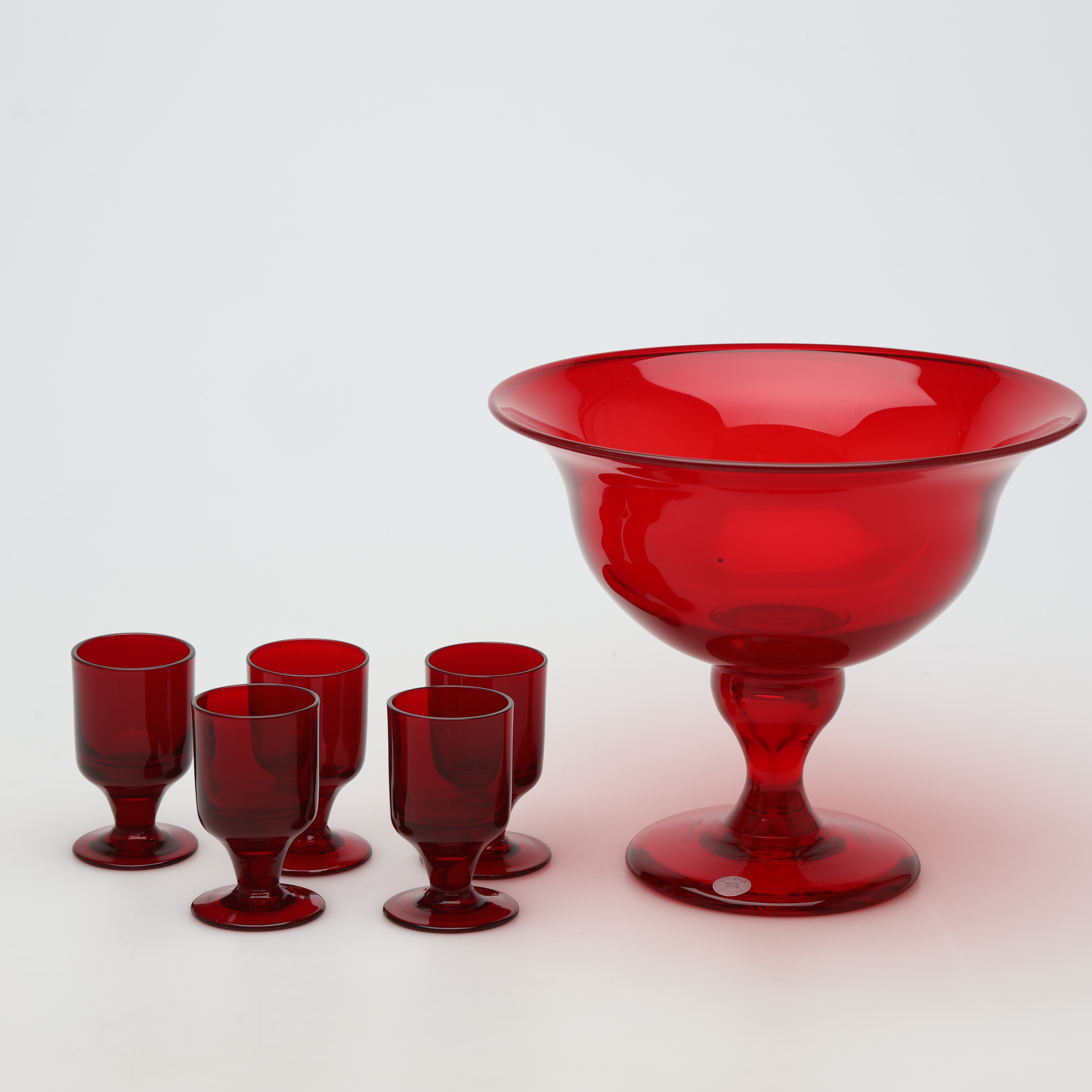 SKÅL samt GLAS, 6 delar, Reijmyre.