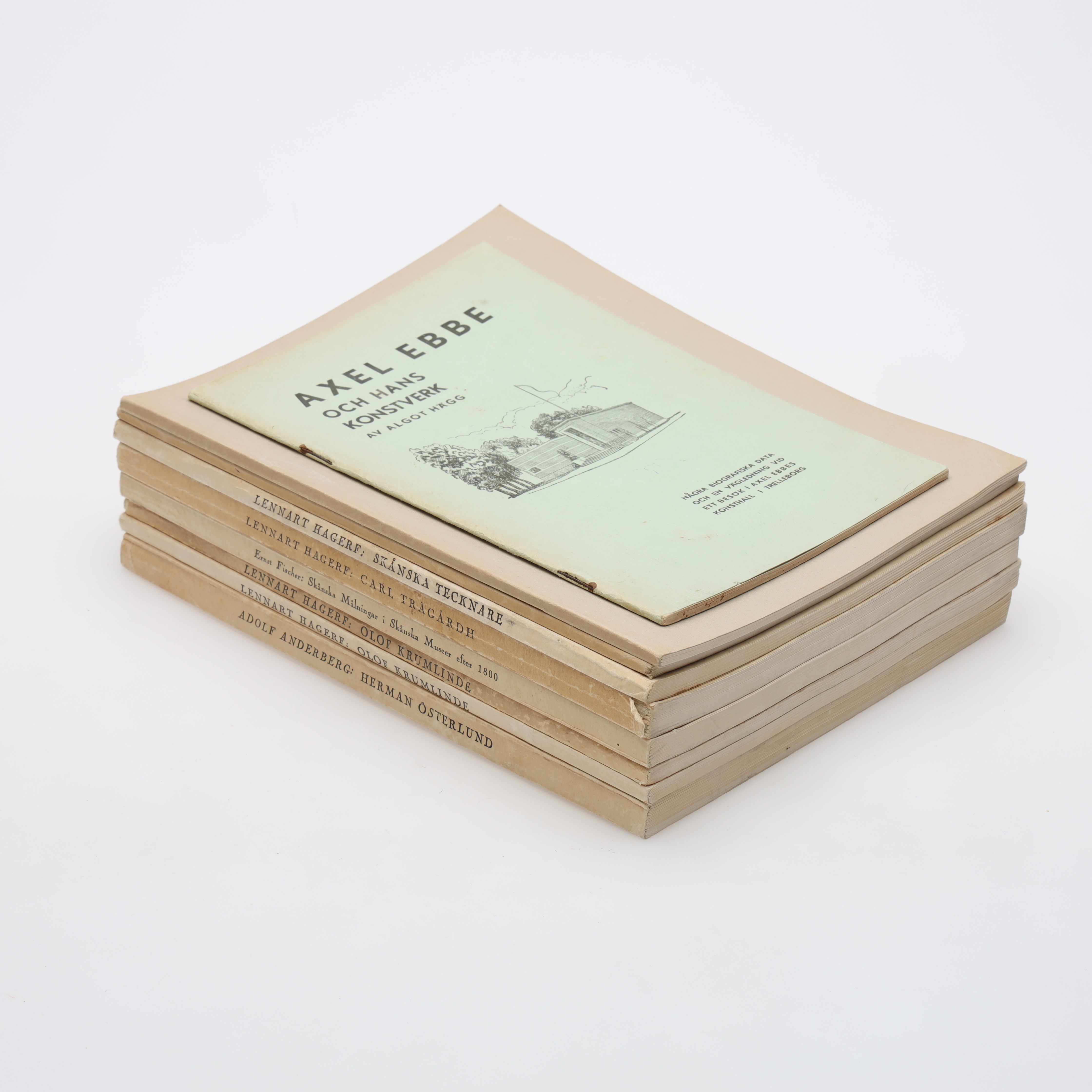 KONSTBÖCKER om konstnärer från Skåne.