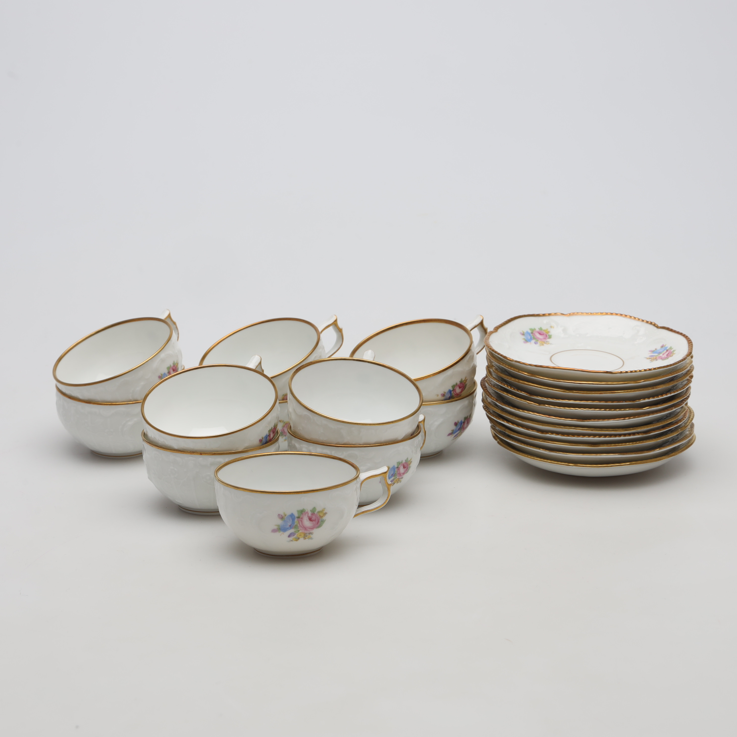 MOCCASERVIS, 22 delar, "Sanssouci", Rosenthal.