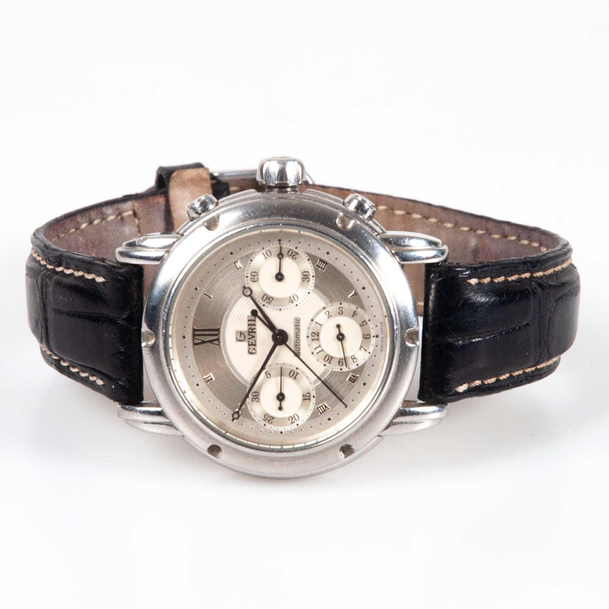 GEVRIL GREENWICH SPORT AUTOMATISK GRONOGRAPH.