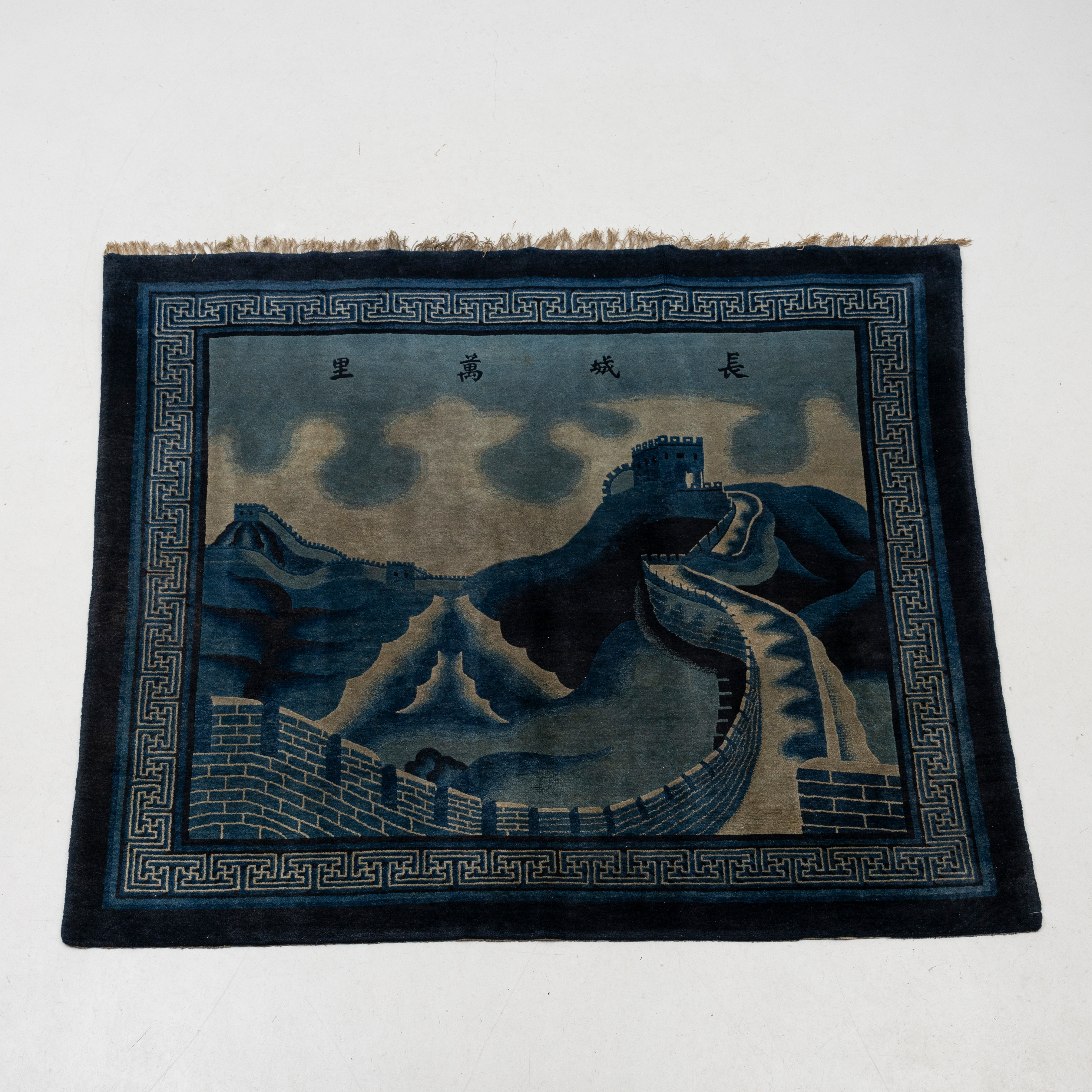 VÄGGBONAD, dekor med kinesiska muren, Baotou, Kina.