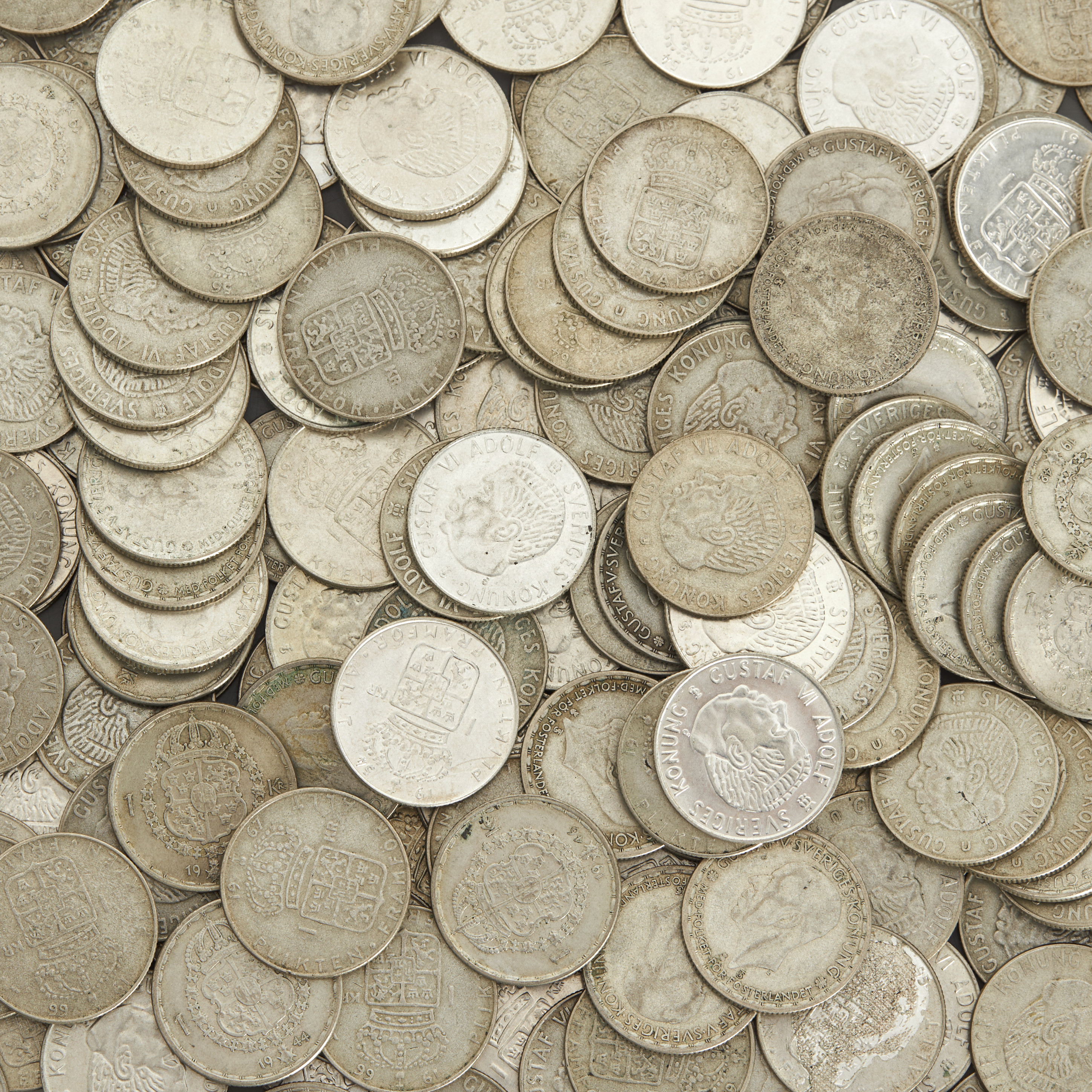 SILVERMYNT, 183 enkronor 1942-68.