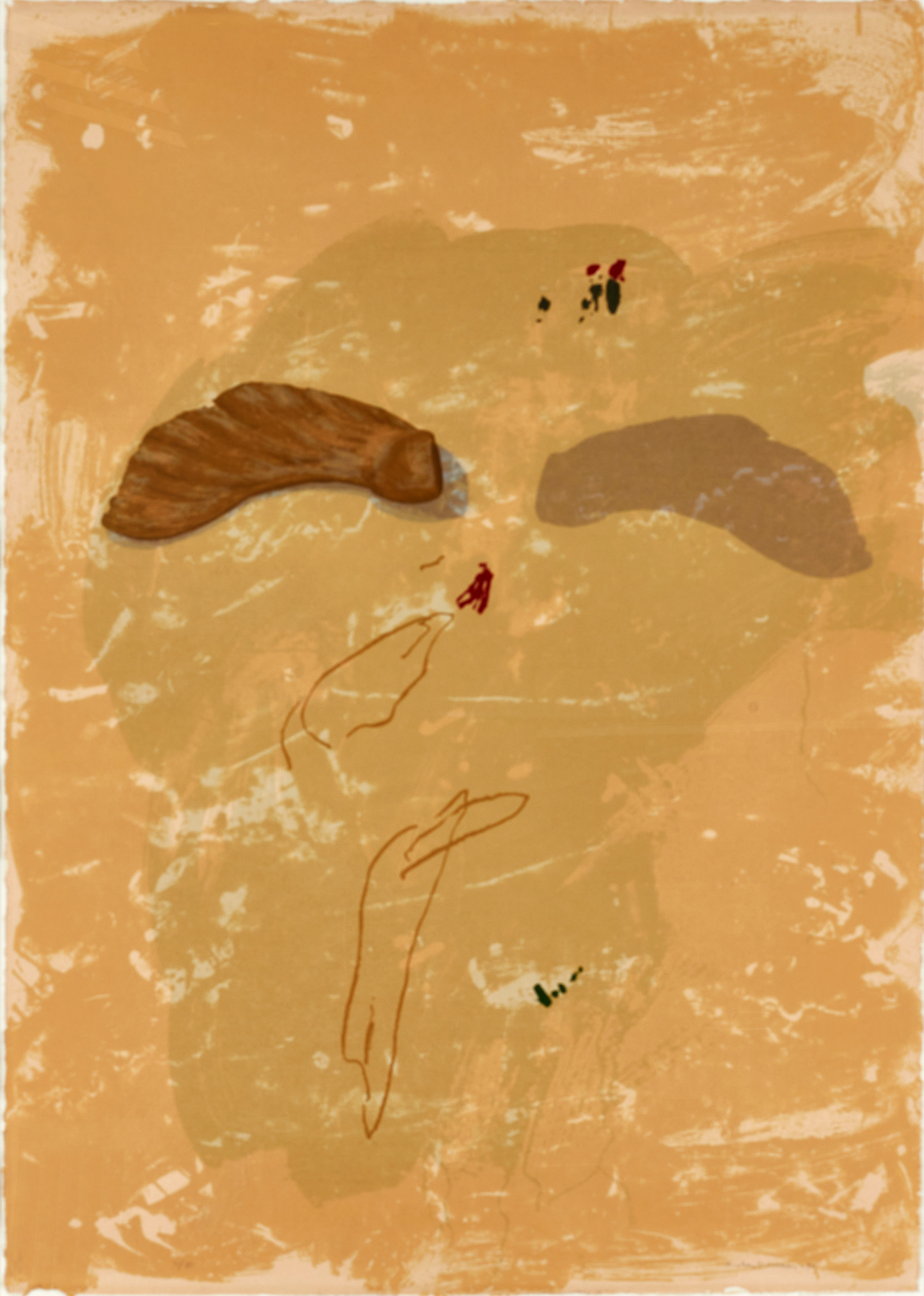 LENNART ASCHENBRENNER (FÖDD 1943). Komposition, signerad och daterad Aschenbrenner -90, numrerad 41/80, serigrafi.