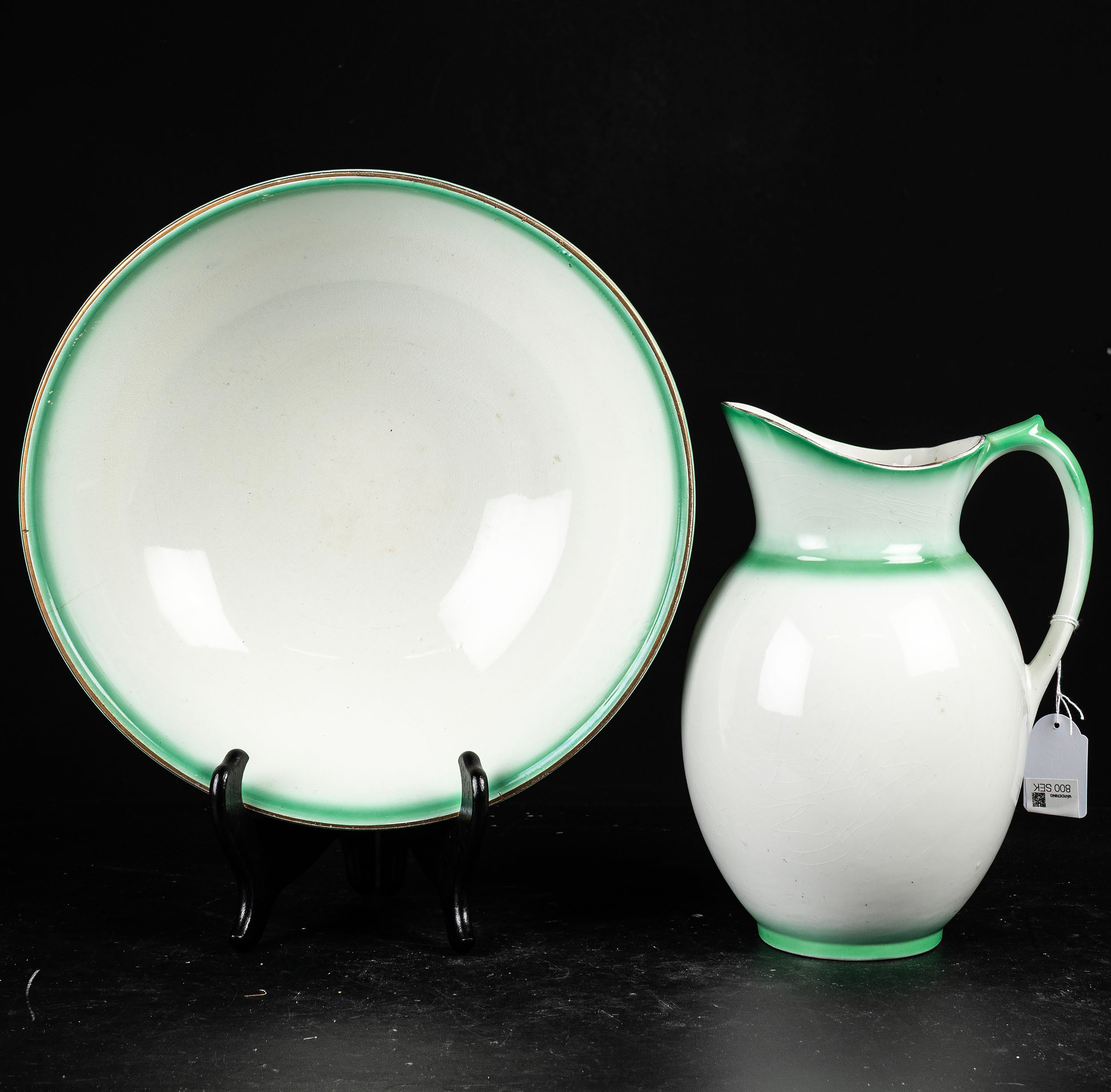 TVÄTTSET, 2 delar, Gustavsberg, 1900-talets första hälft.