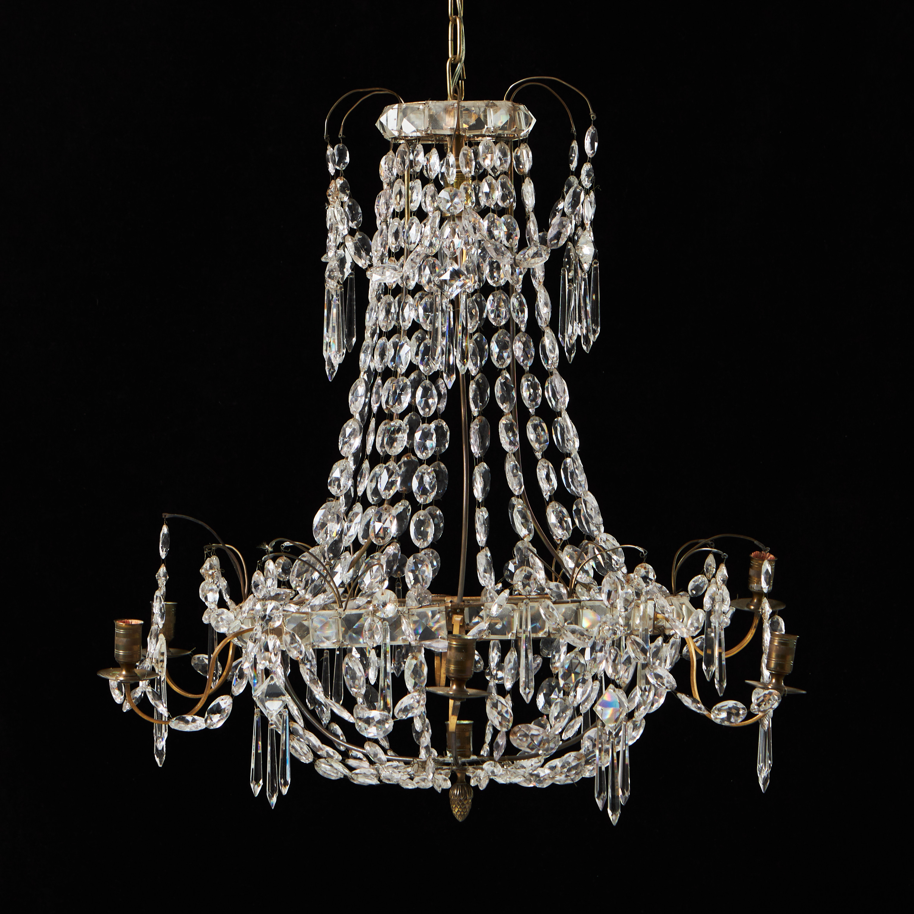 LJUSKRONA, gustaviansk stil, 1800-tal.