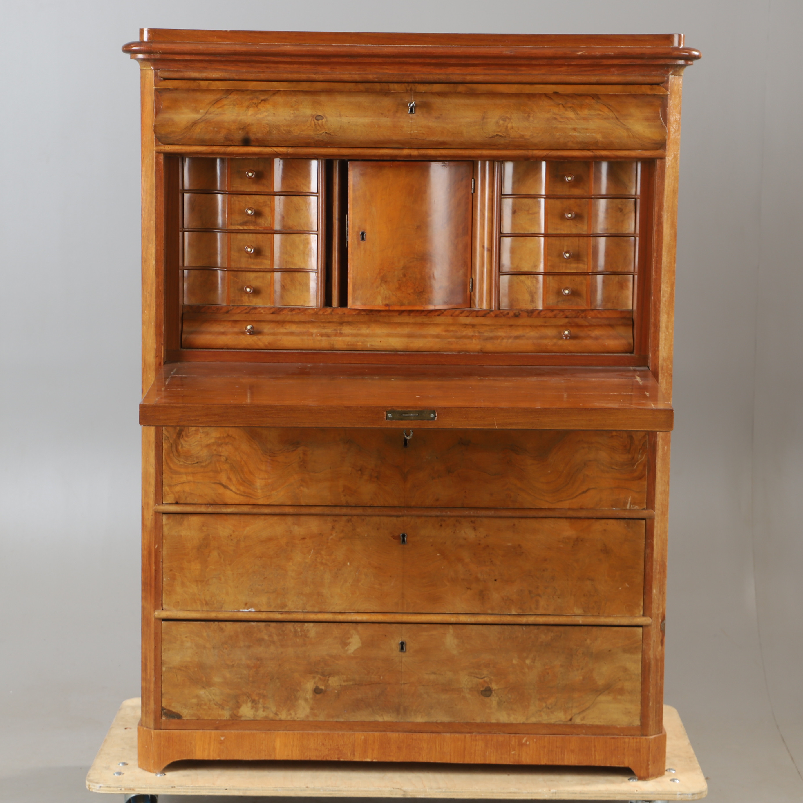 CHIFFONJÉ, mahogny, 1800/1900-tal.