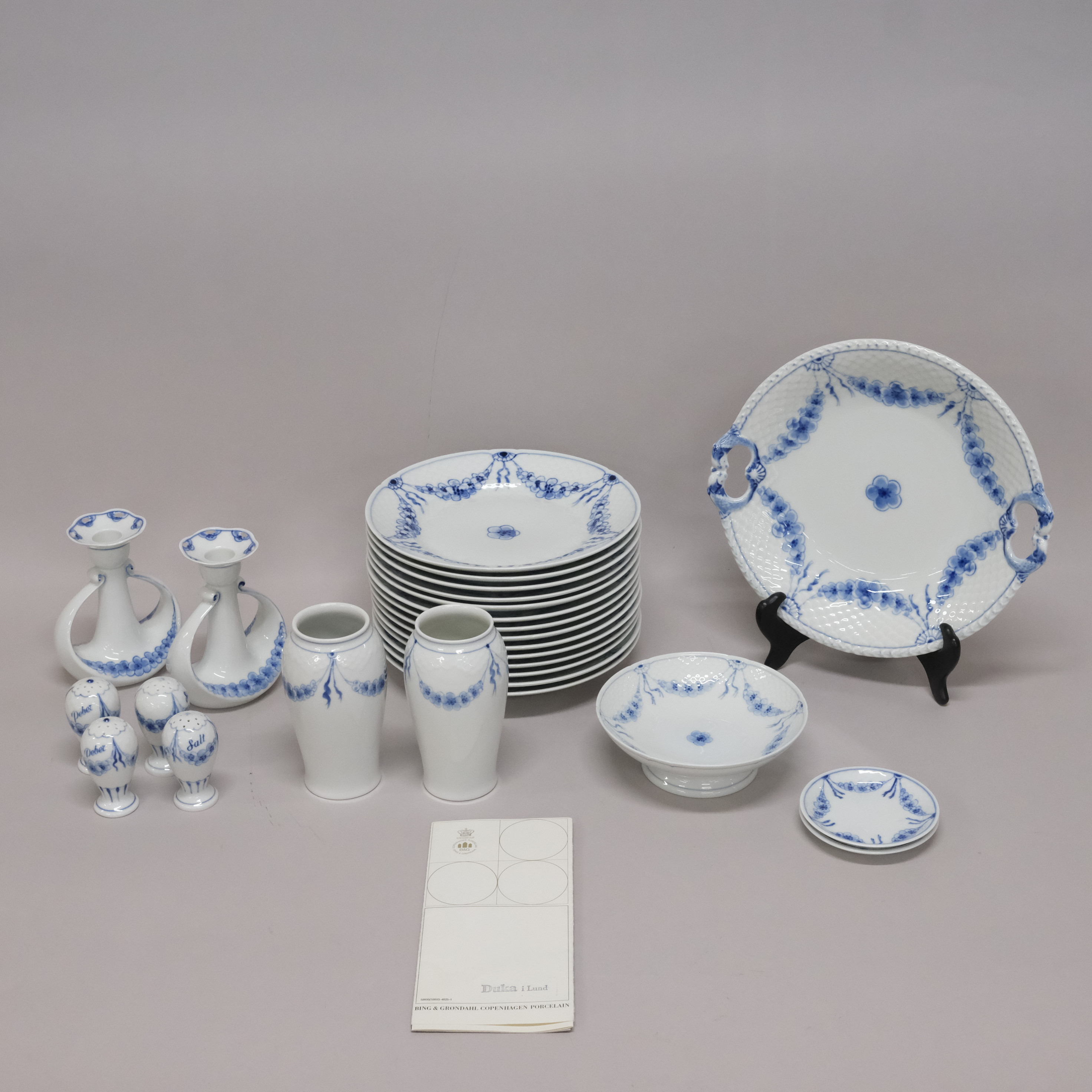 SERVIS, "EMPIRE", BING & GRÖNDAHL, 26 DELAR.