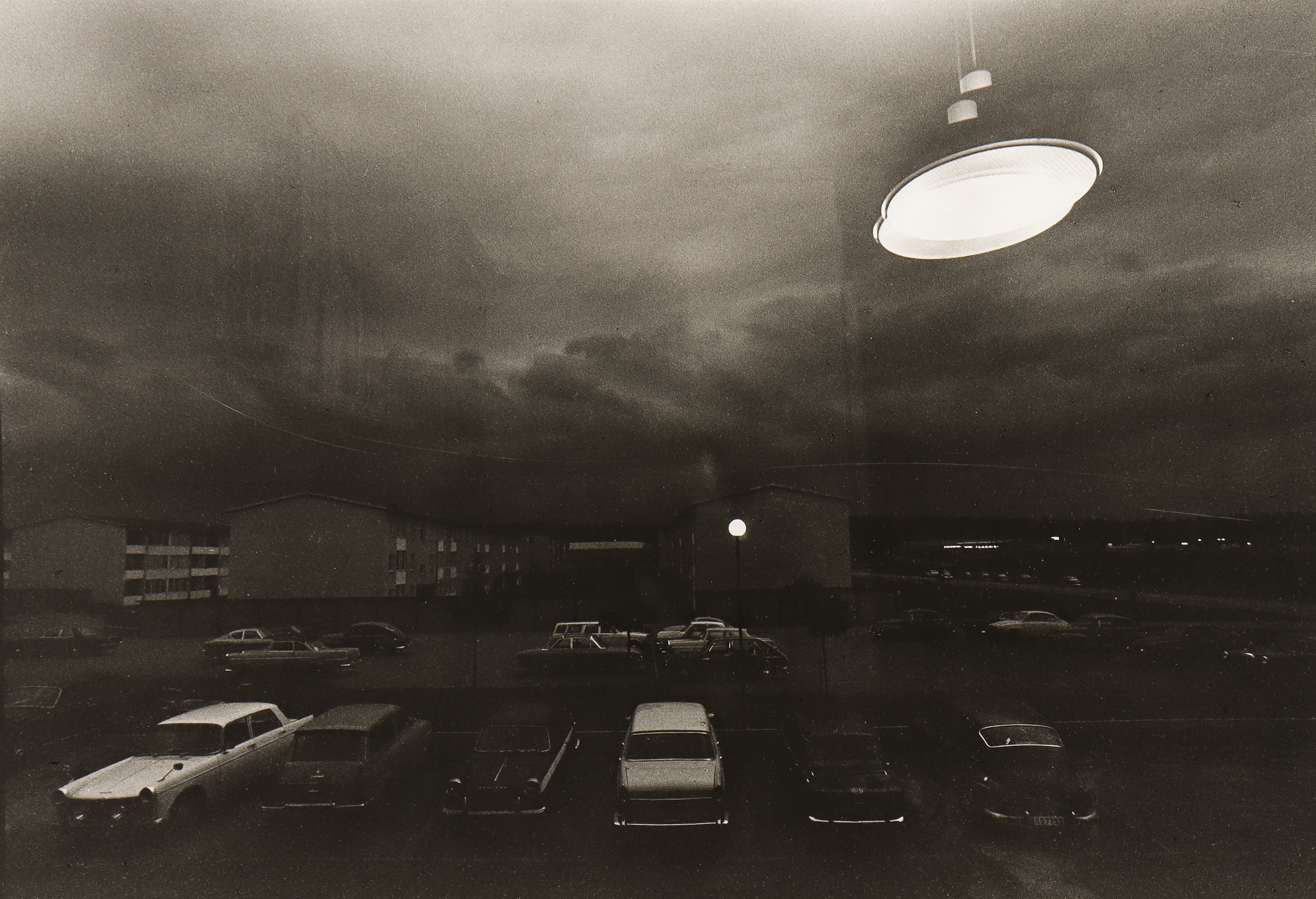 NILS-ERIK WIKEBÄCK. Utsikt från fönster, Karlstad.