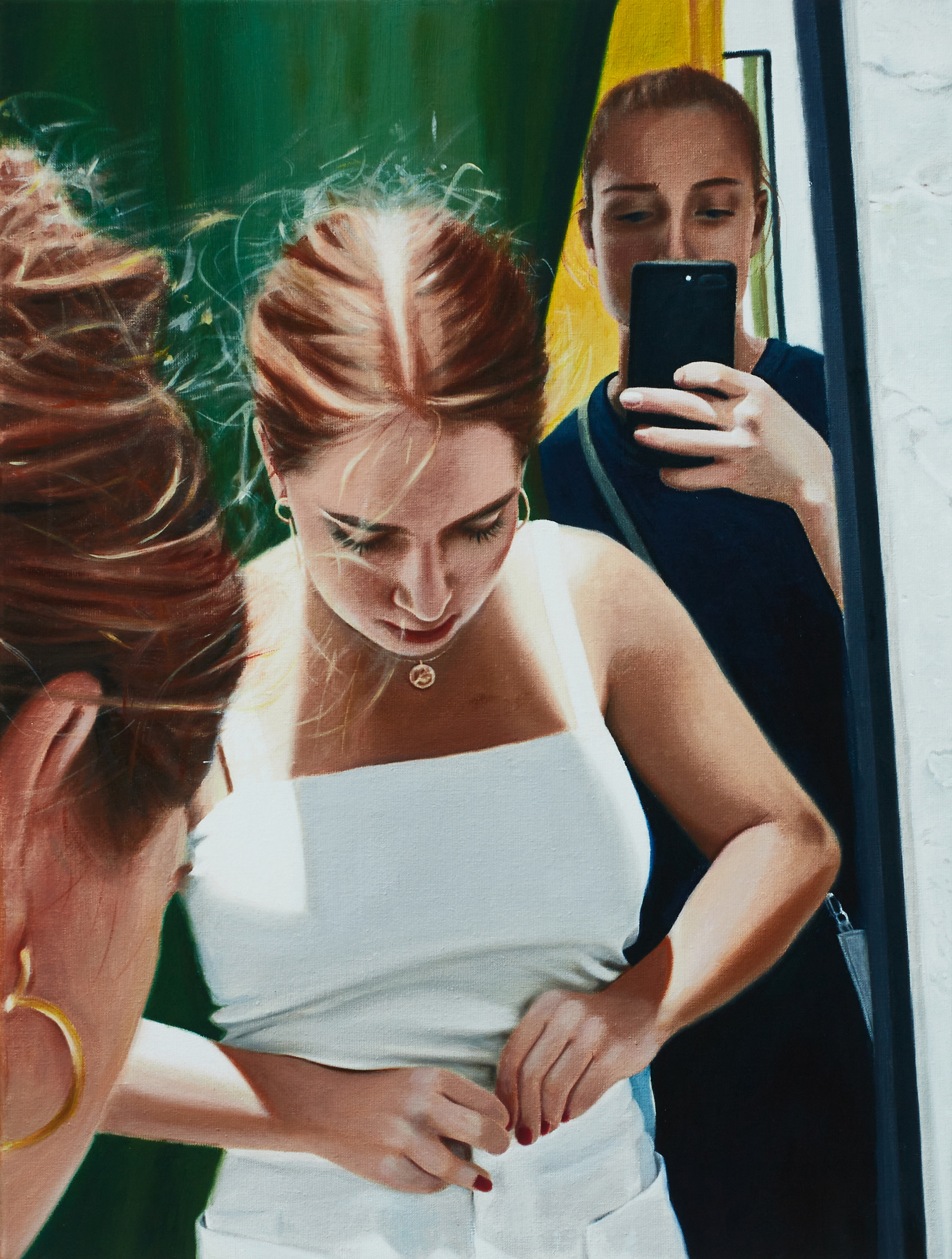 SIRJE PAPP (Sverige, född 1962). ”The Dressing Room”, signerad och numrerad Sirje Papp 2/90, pigment print.