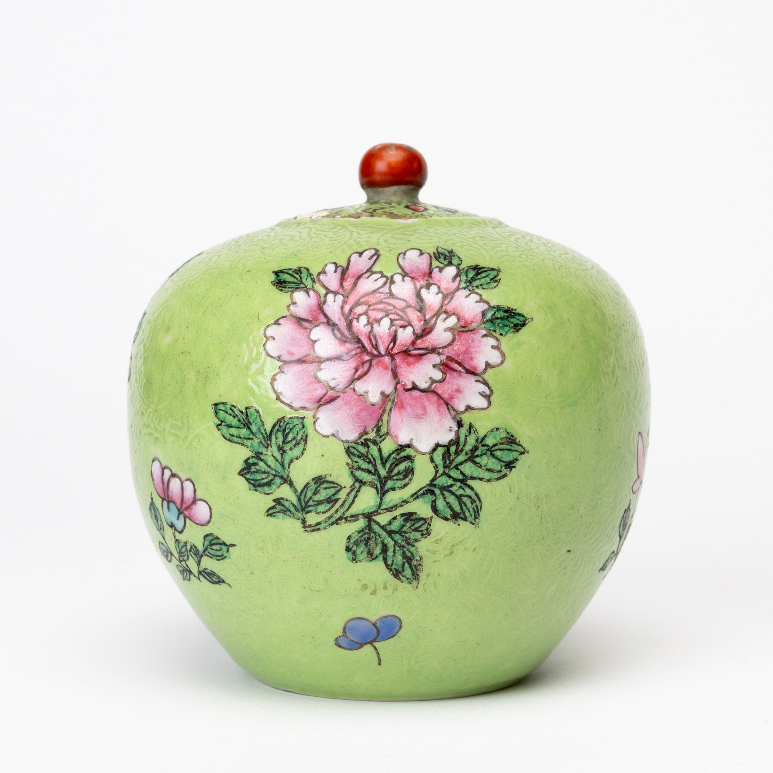 BOJAN, porslin, sgrafitto, Kina 1800-tal.