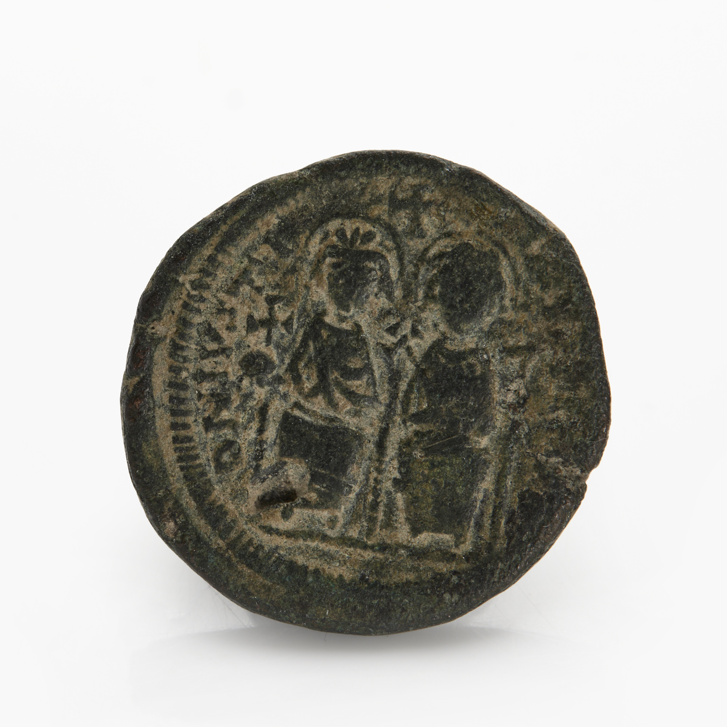 FOLLIS, 40 nummi, Justinus II (Bysans 565-578), brons.